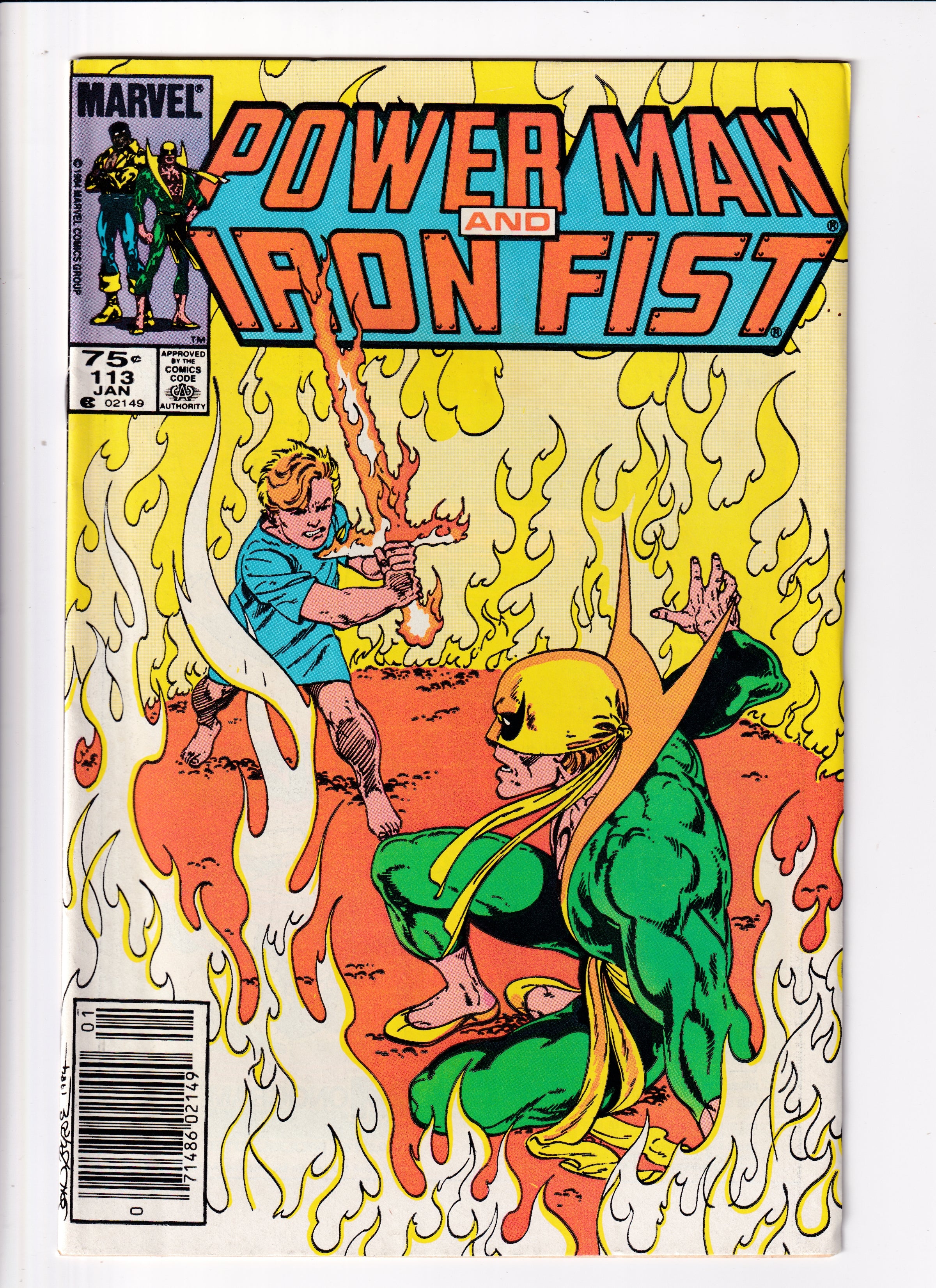 Power Man and Iron First #113 Canadian Price Var. VF (8.0) (1985)
