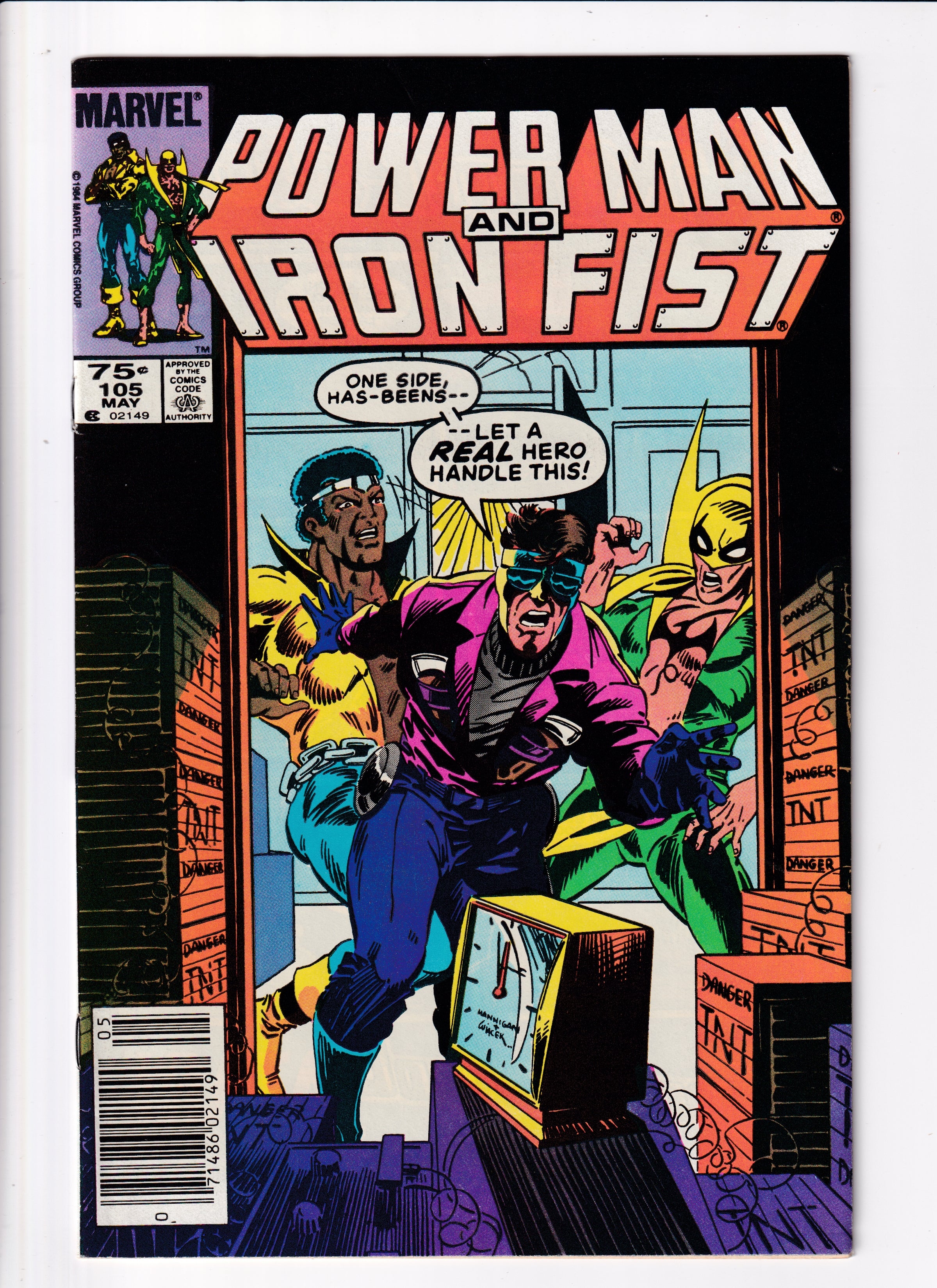 Power Man and Iron First #105 Canadian Price Var. VF (8.5) (1983)