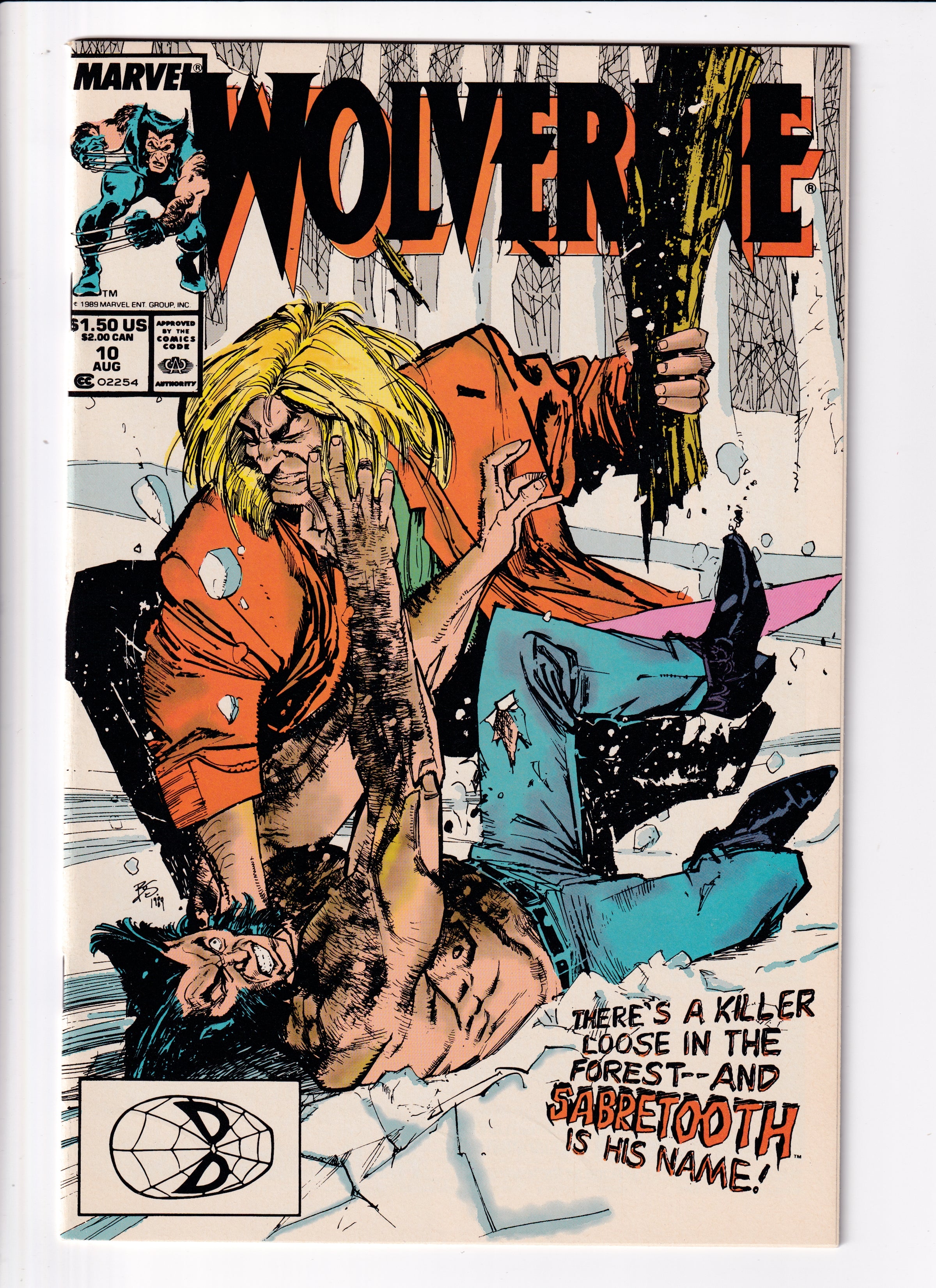 Wolverine #10 NM (9.4) (1989)