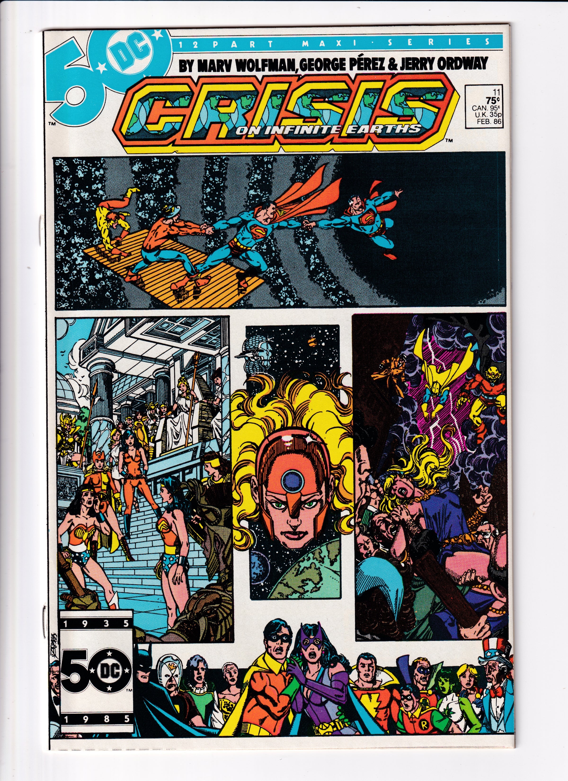Crisis on Infinte Earths #11 VF (8.5) (1985)
