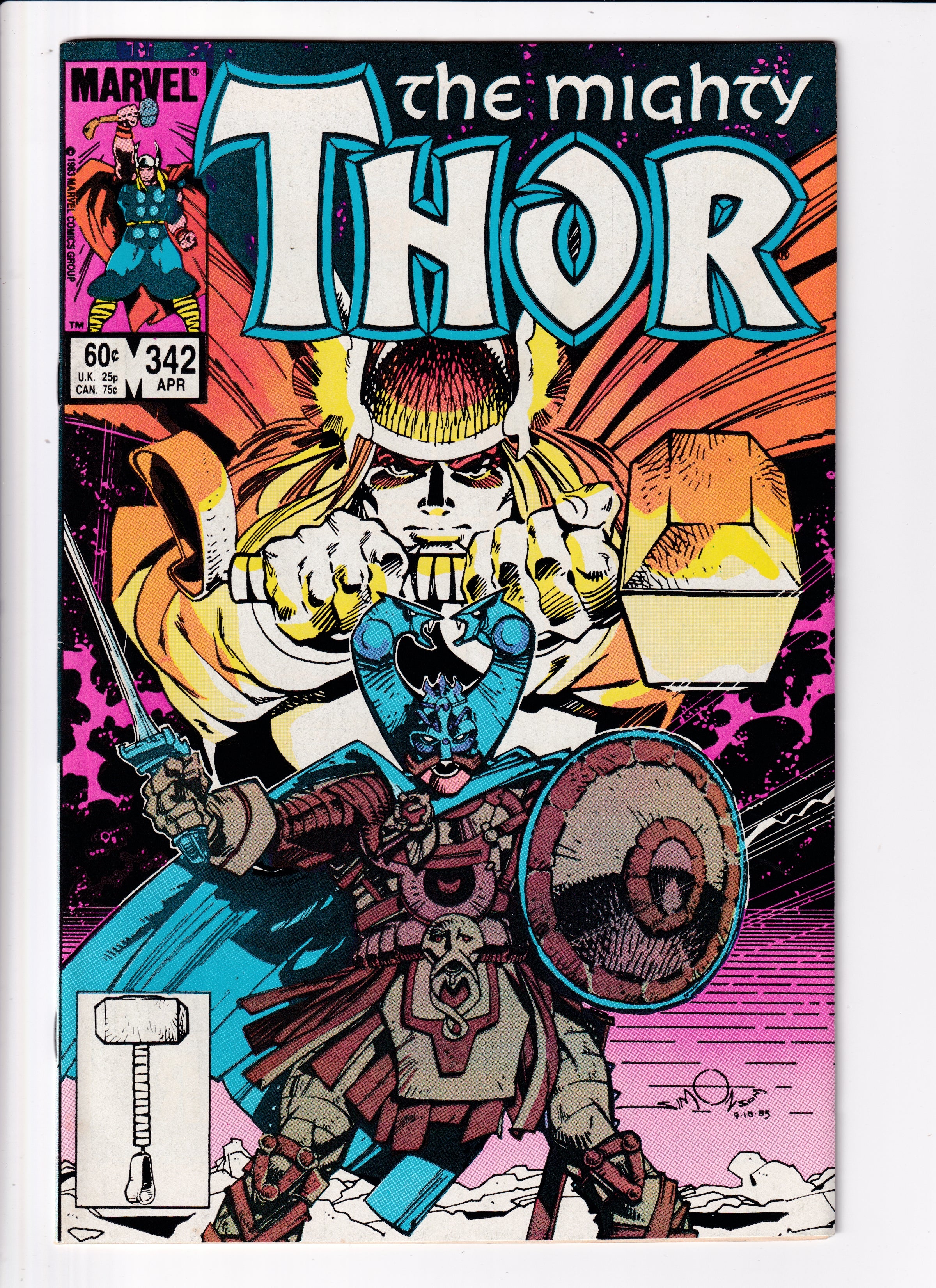 The Mighty Thor #342 NM (9.2) (1984)