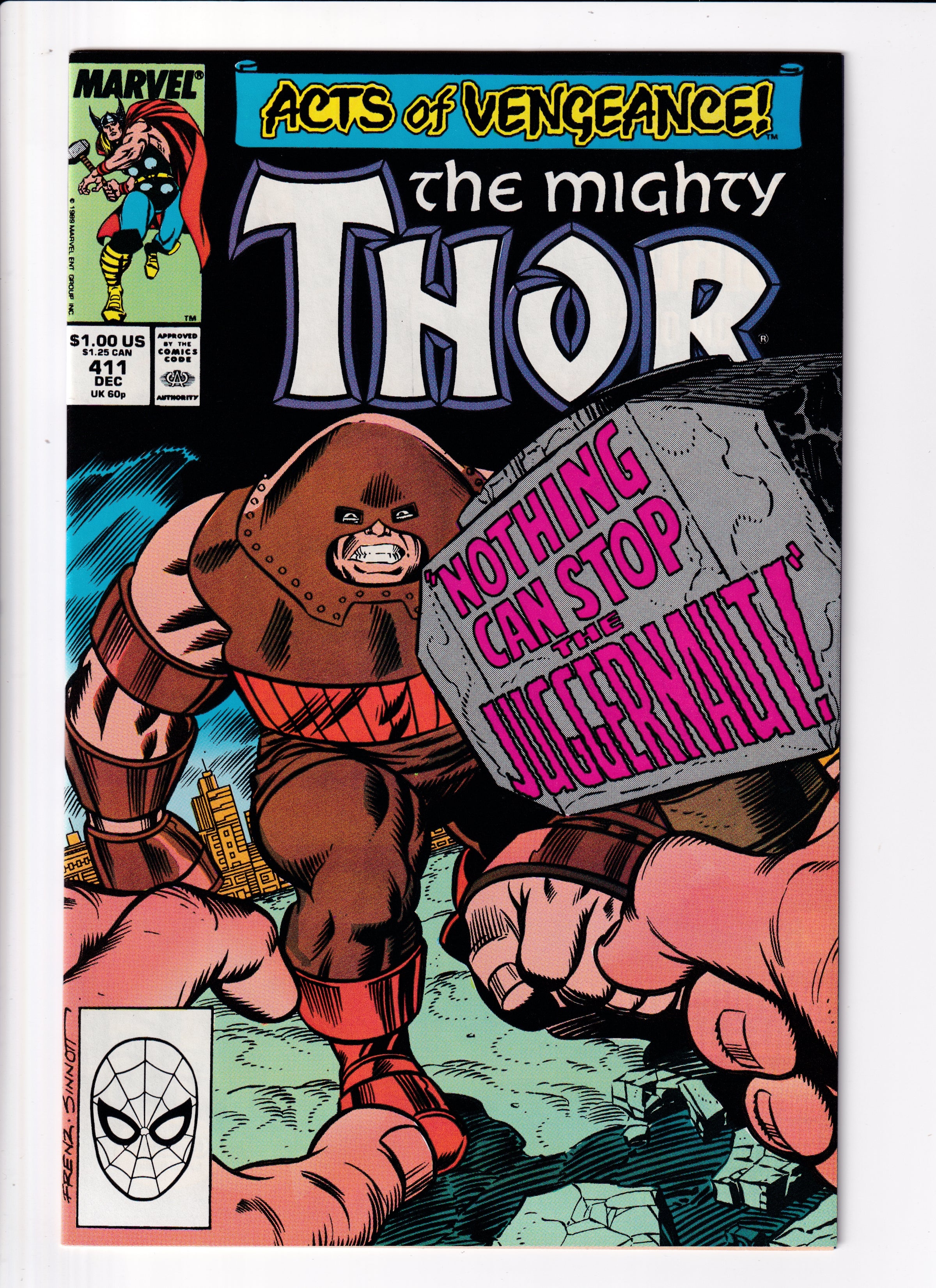 The Mighty Thor #411 NM (9.4) (1989)