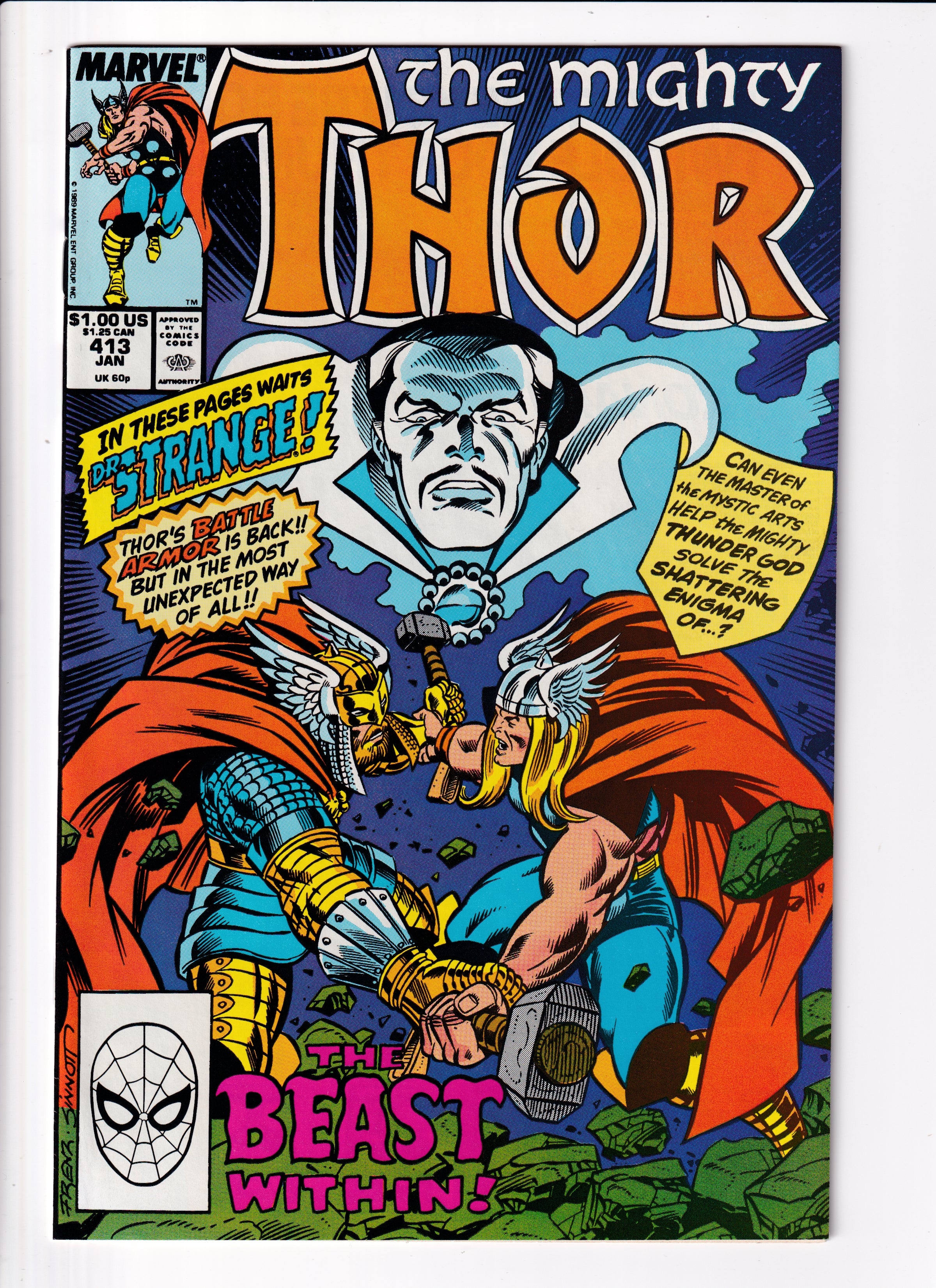 The Mighty Thor #413 NM (9.4) (1990)