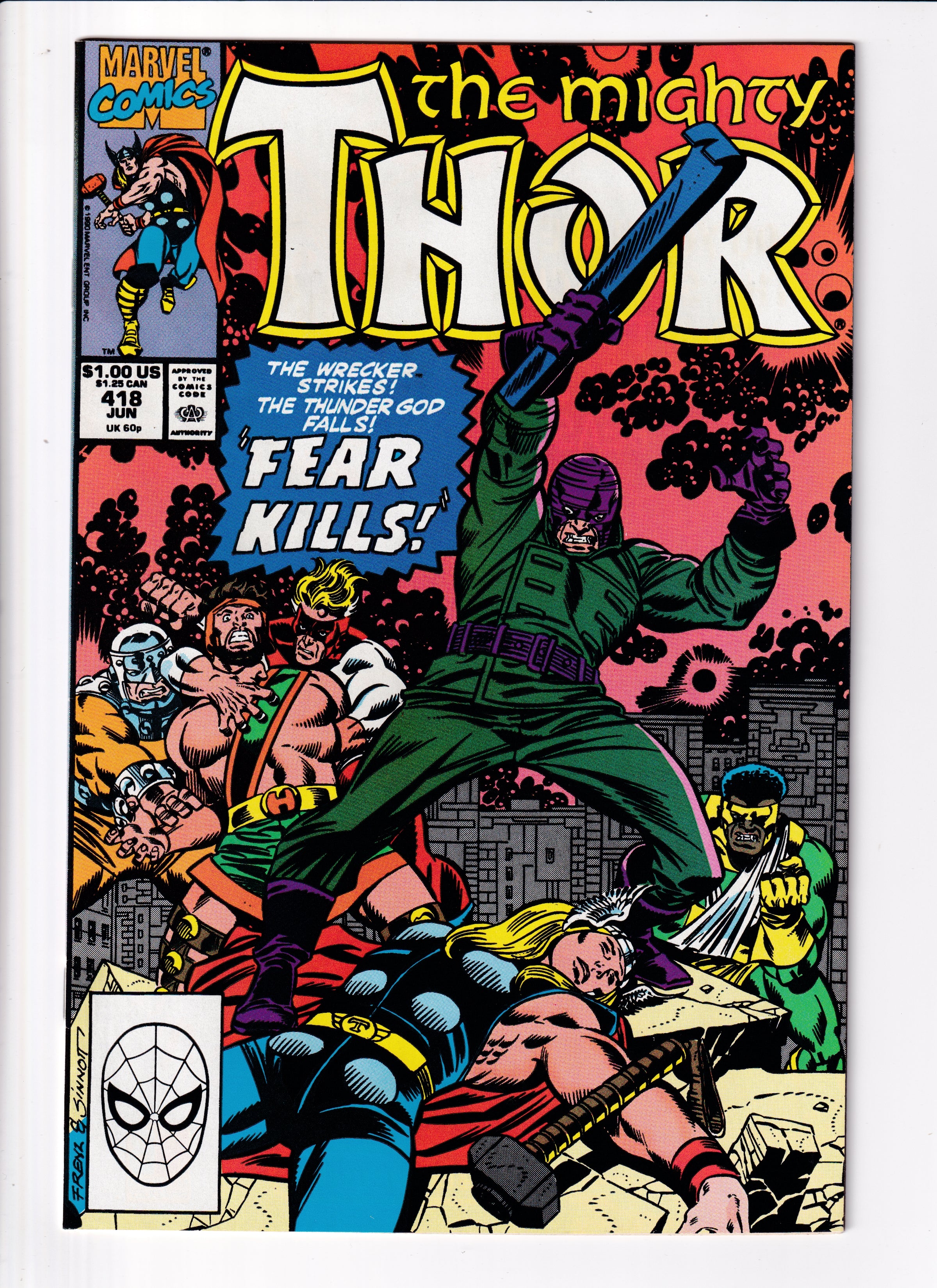 The Mighty Thor #418 NM (9.4) (1990)