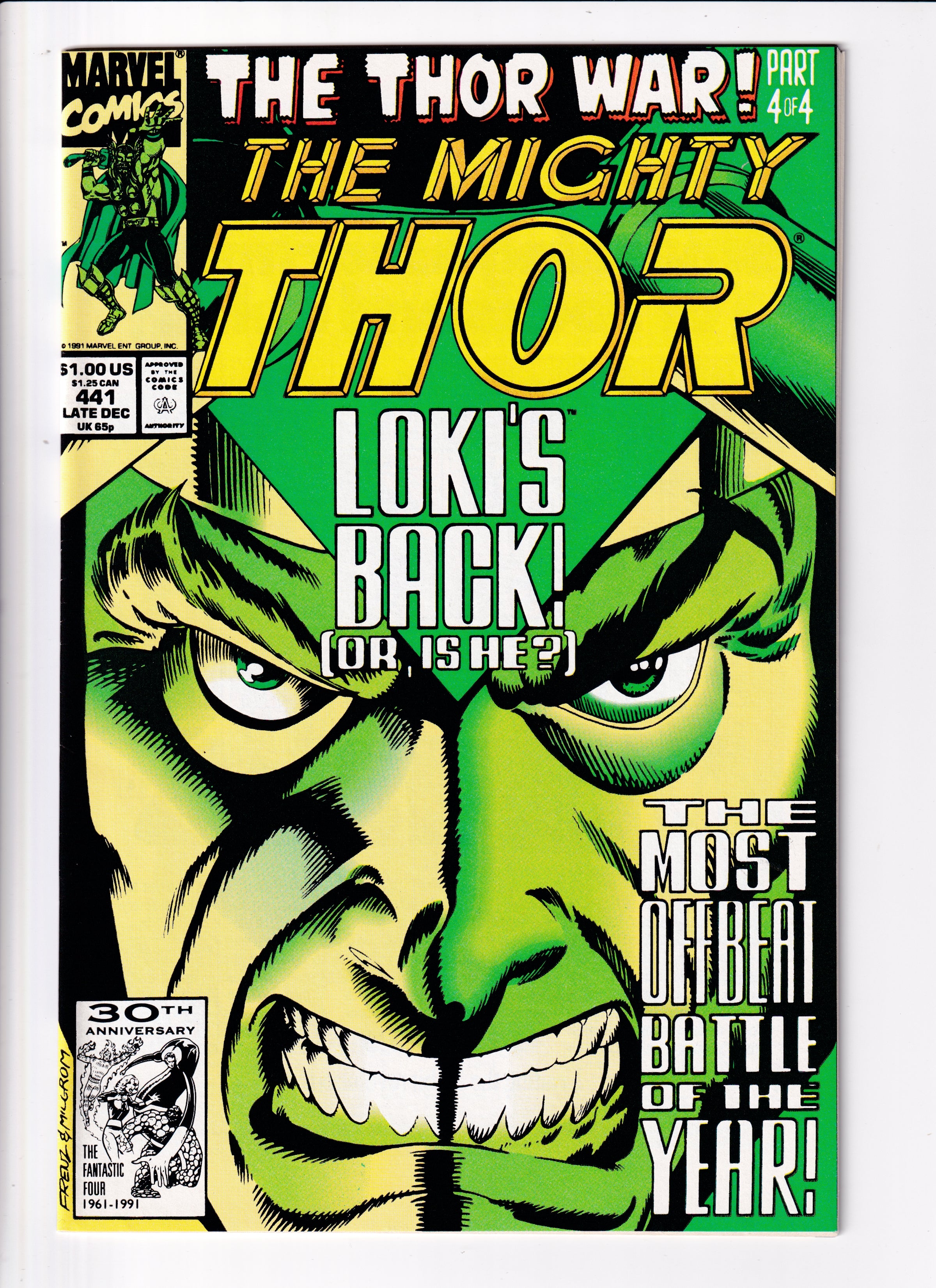 The Mighty Thor #441 NM (9.2) (1991)