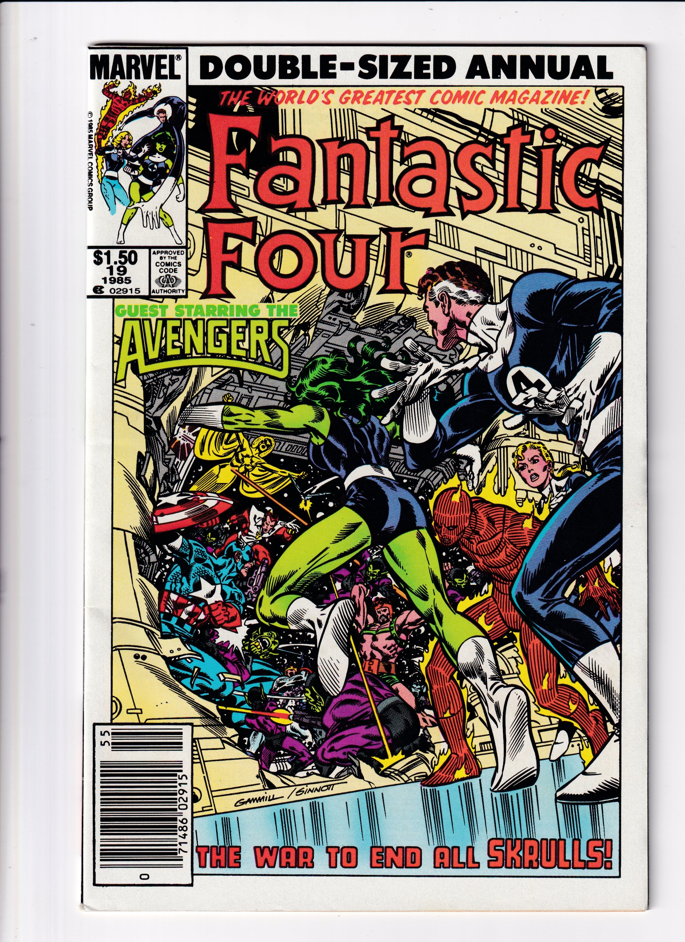 Fantastic Four Annual #19 Canadian Price Var. NM (9.0) (1985)