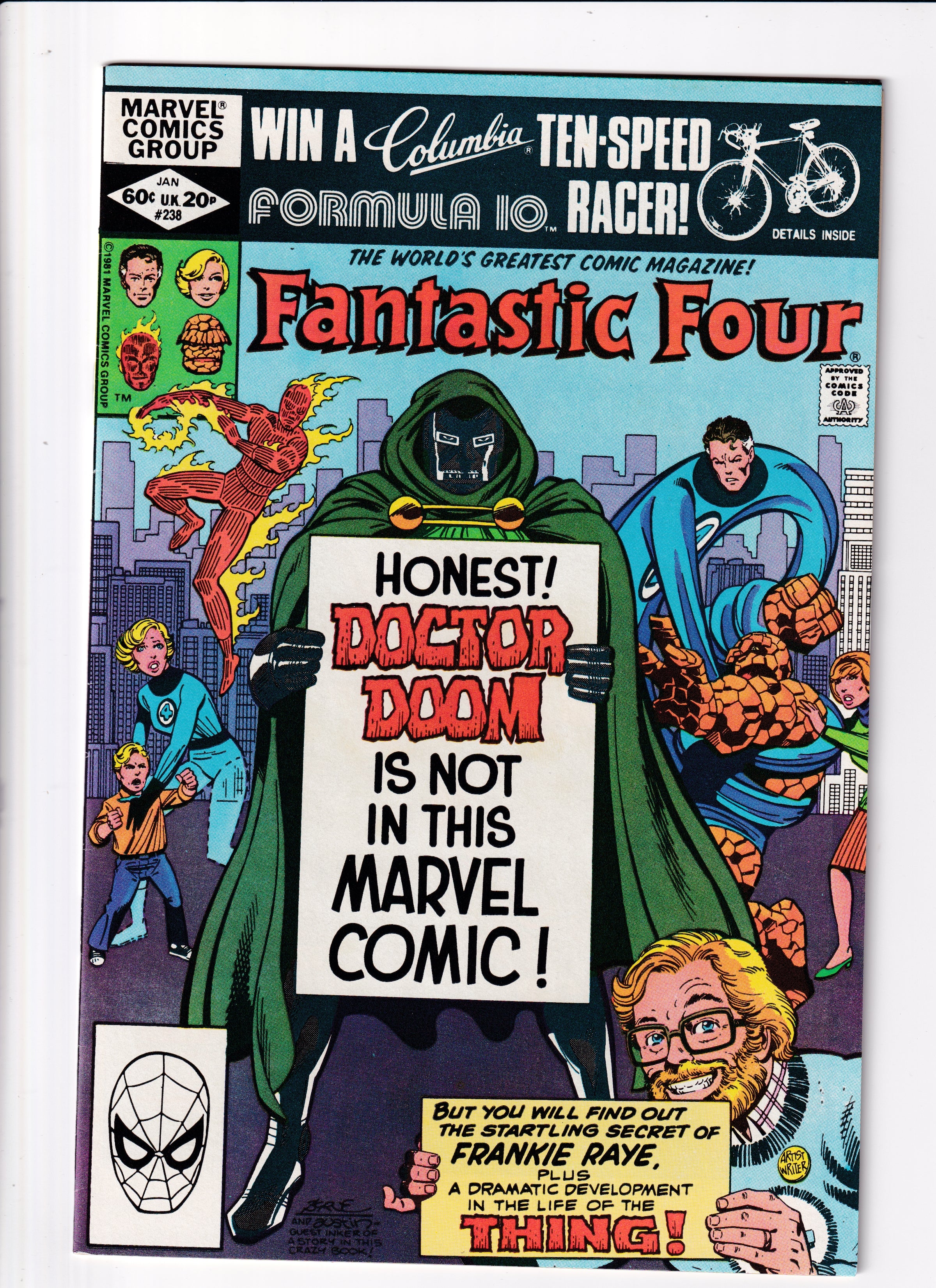 Fantastic Four #238 NM (9.2) (1981)