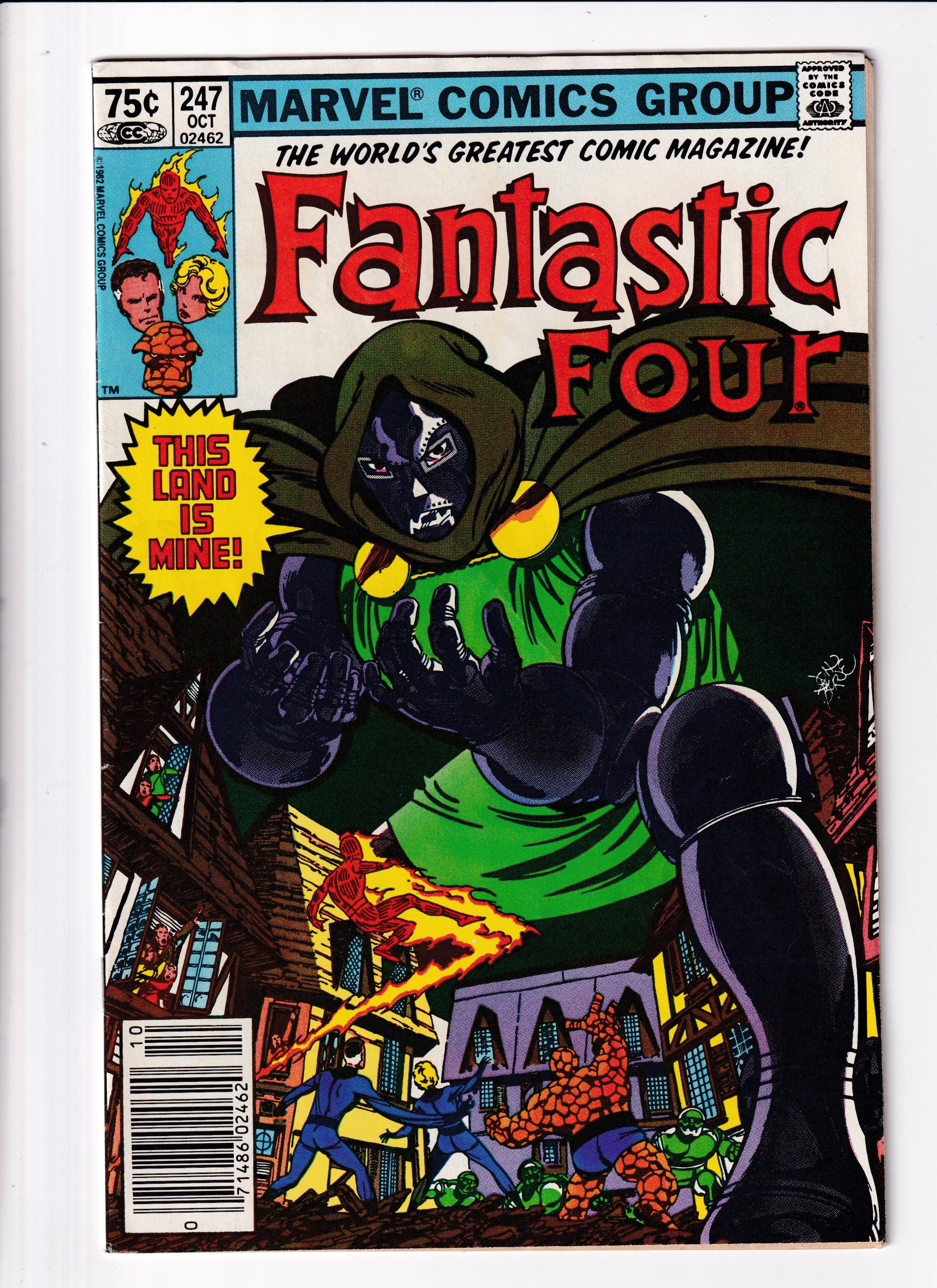 Fantastic Four #247 Canadian Price Var Mid Grade (1982)