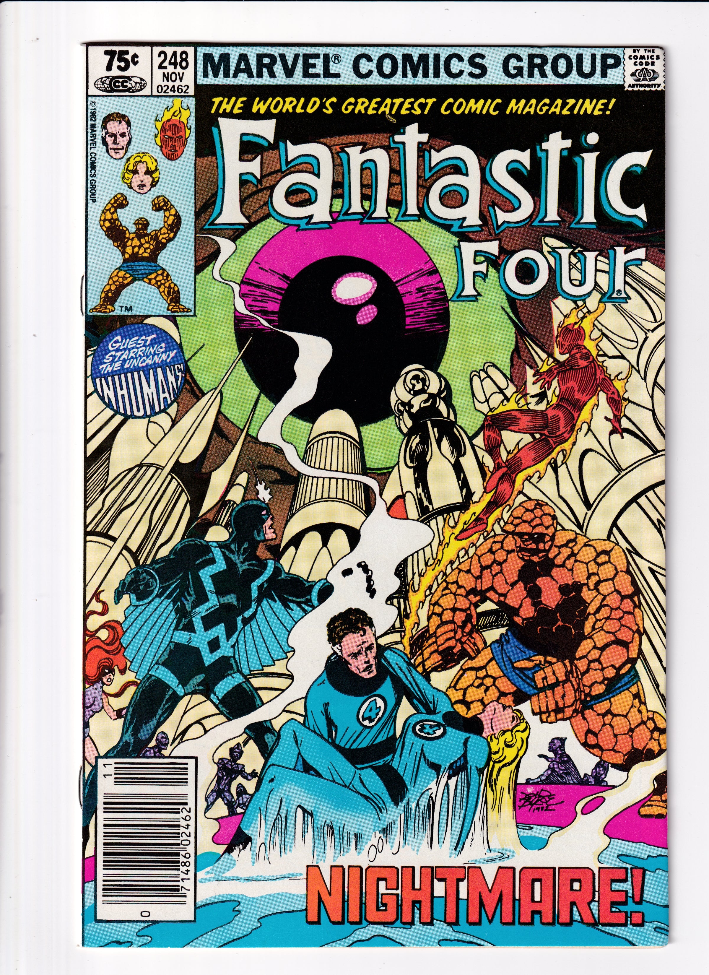 Fantastic Four #248 Canadian Price Var NM (9.0) (1982)