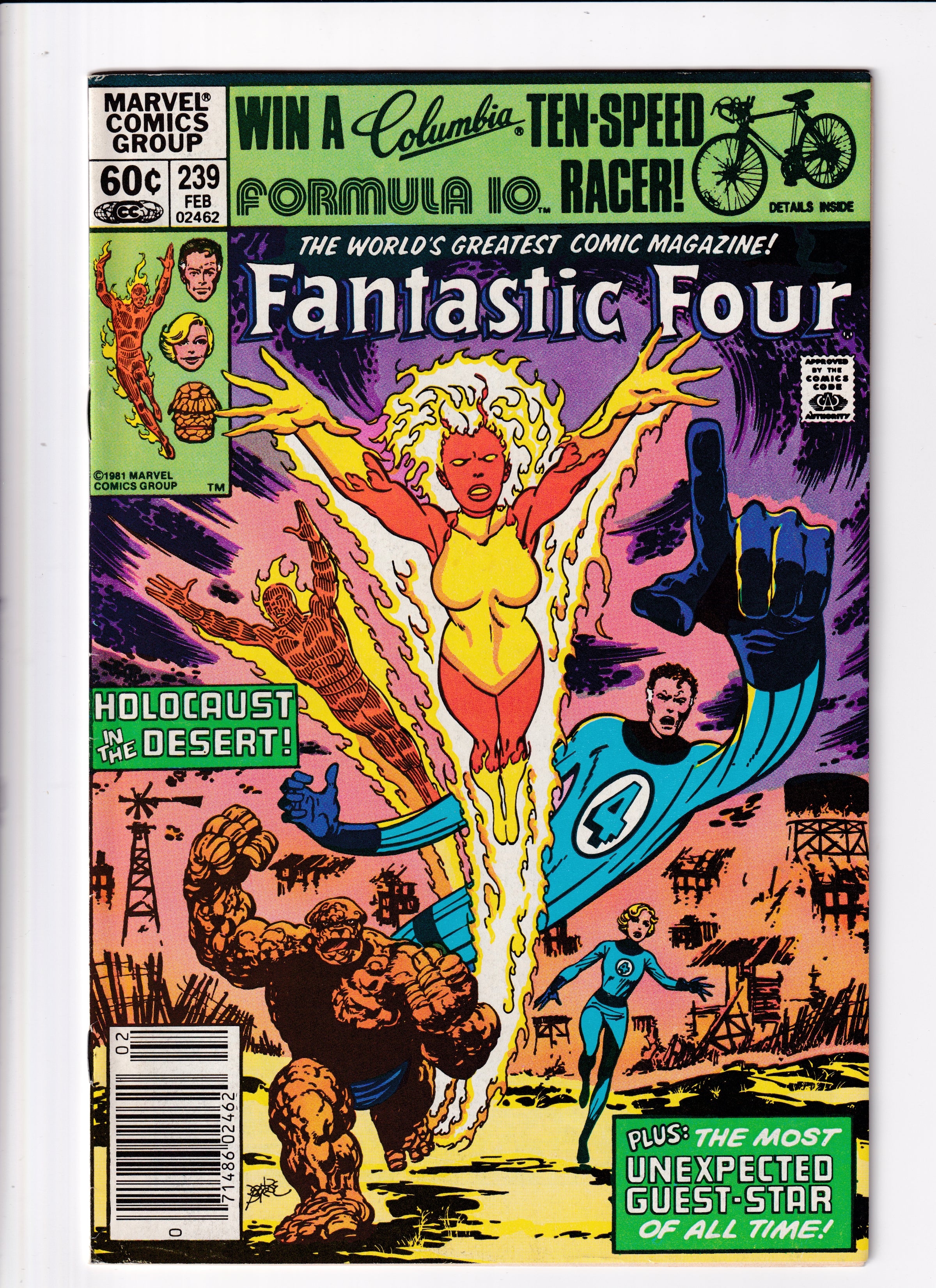Fantastic Four #239 Newsstand VF (7.5) (1982)