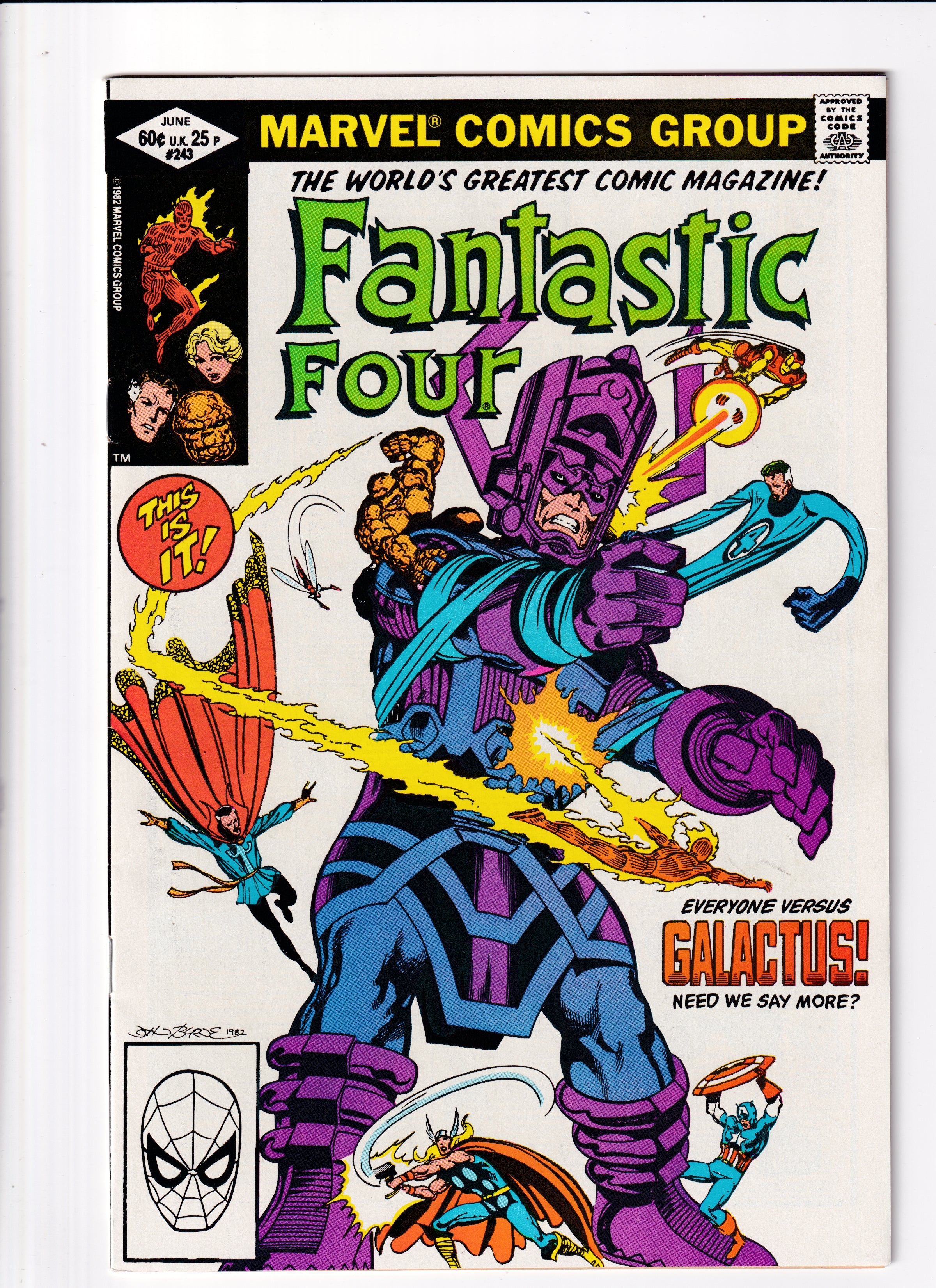 Fantastic Four #243 VF (7.5) (1982)