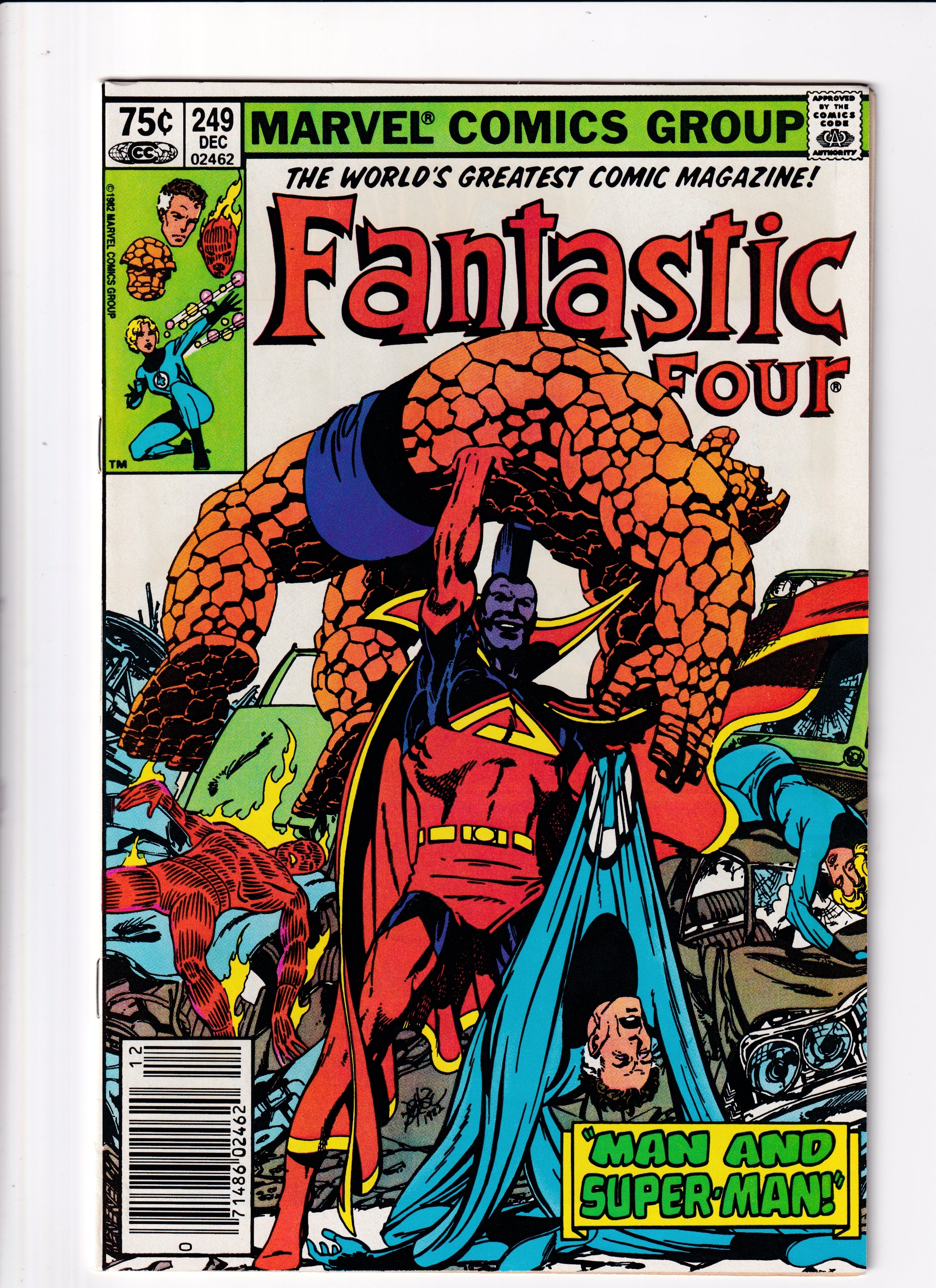 Fantastic Four #249 Canadian Price Var. NM (9.2) (1982)