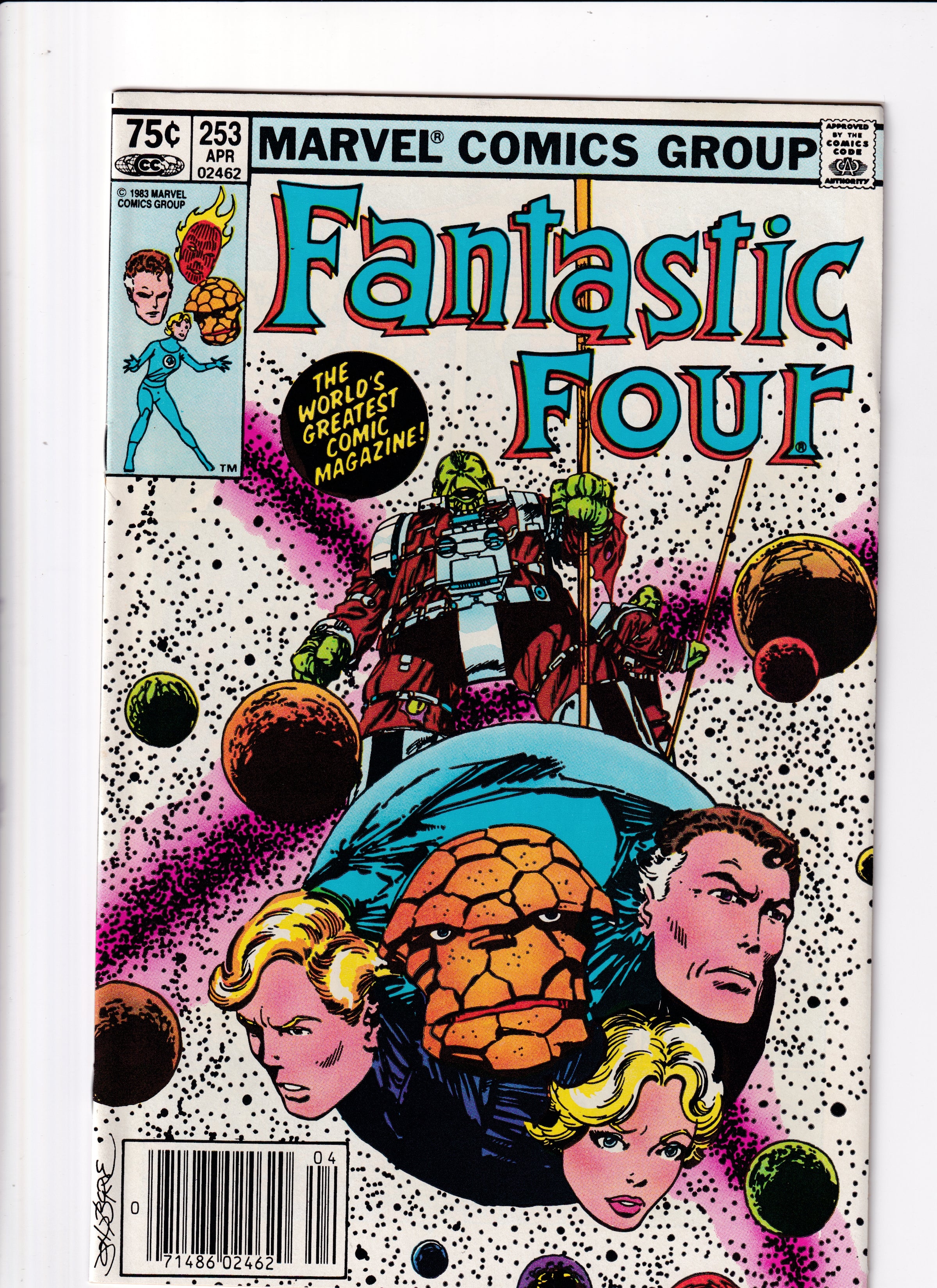 Fantastic Four #253 Canadian Price Var. NM (9.0) (1983)