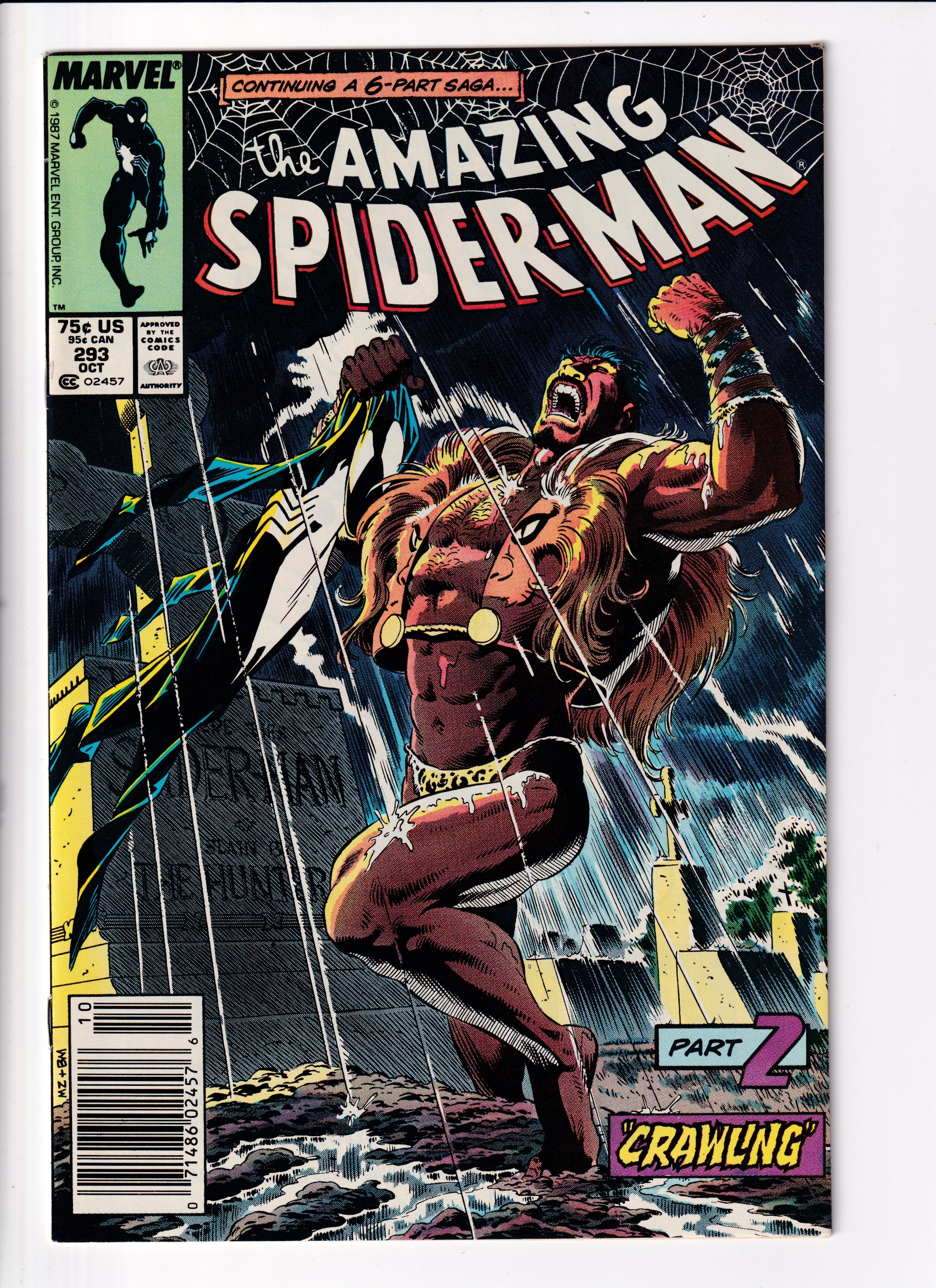 Amazing Spider-Man #293 Newsstand NM (9.0) (1986)