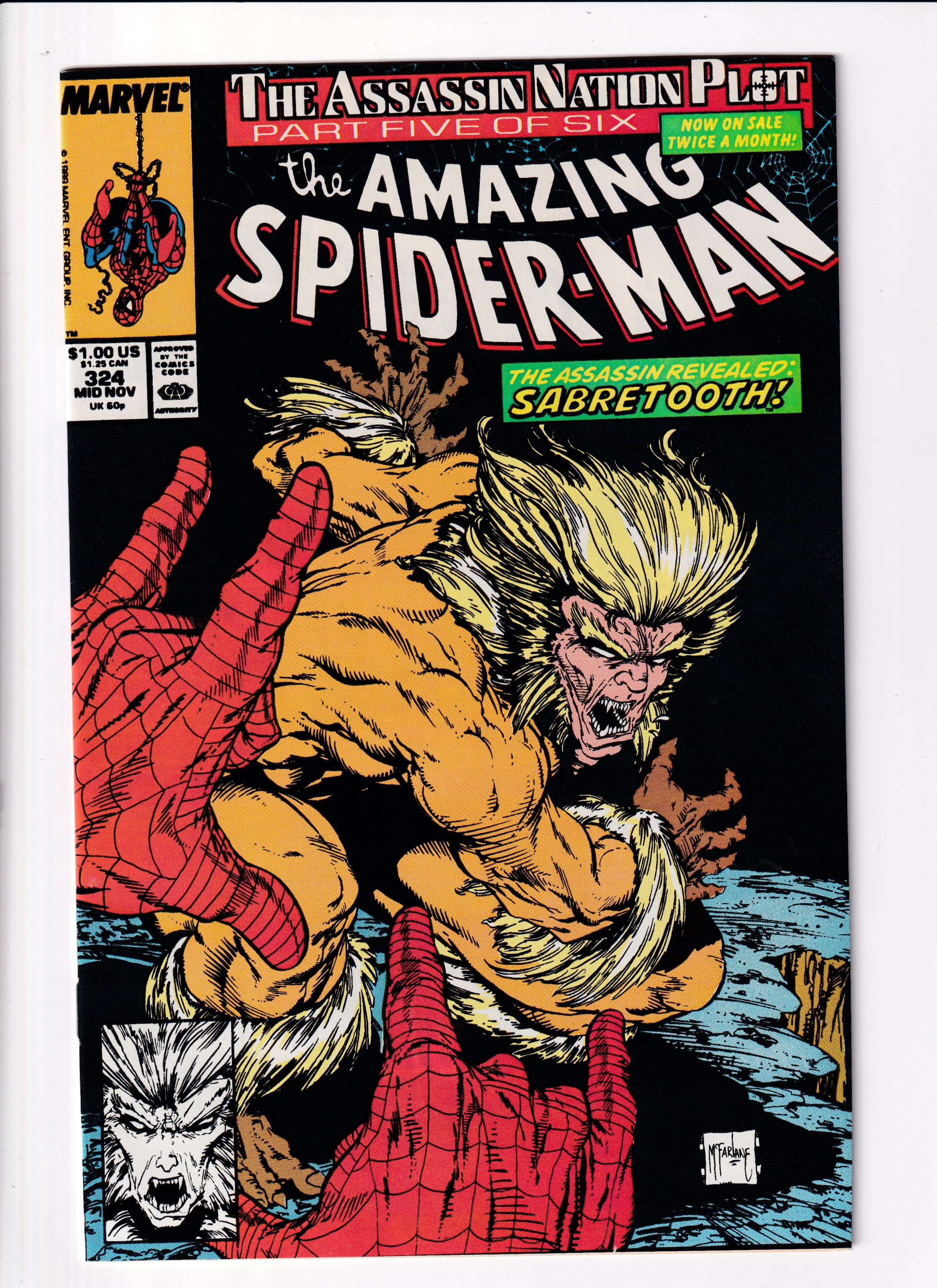 Amazing Spider-Man #324 NM (9.2) (1989)