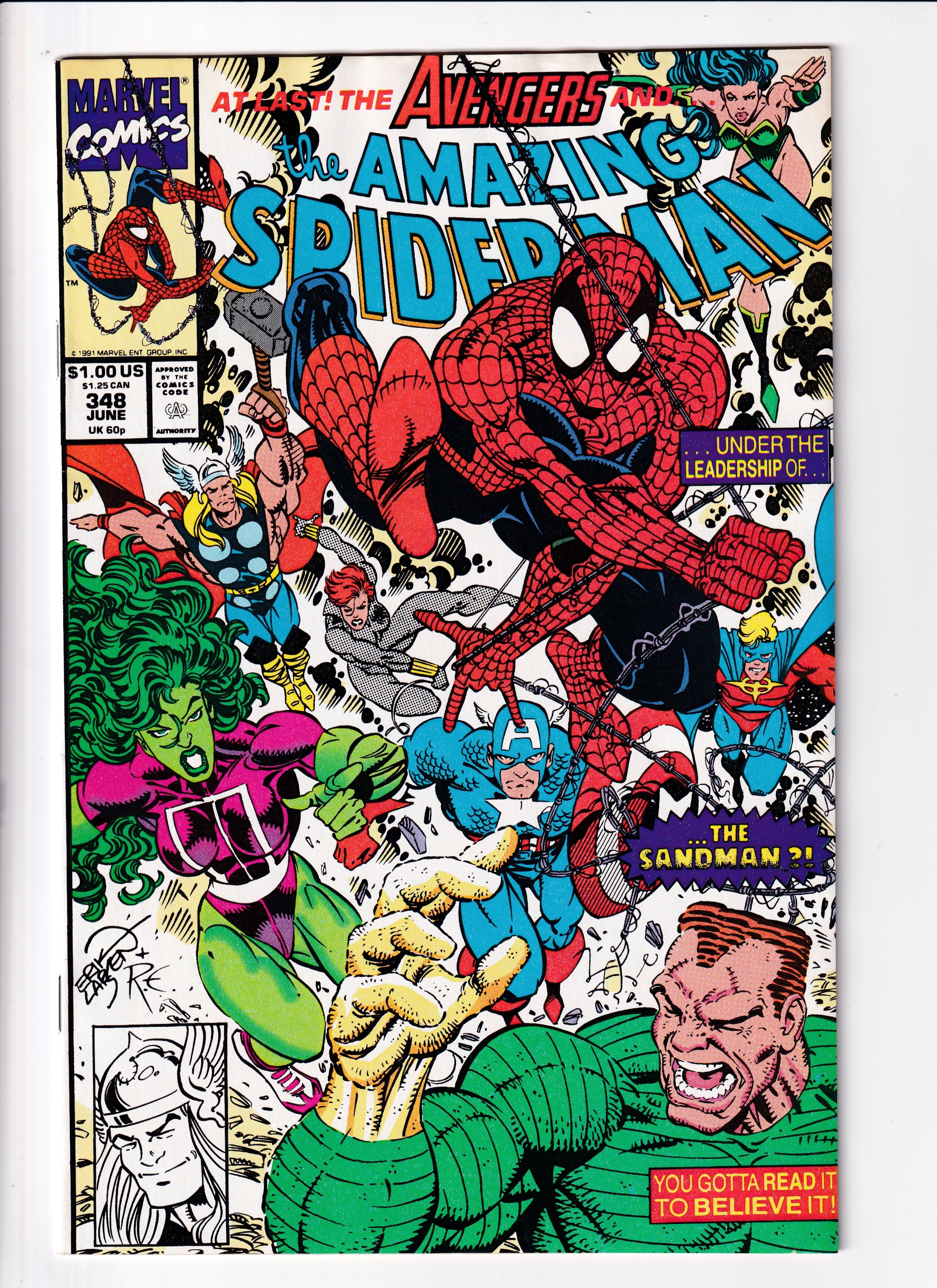 Amazing Spider-Man #348 VF (8.5) (1991)