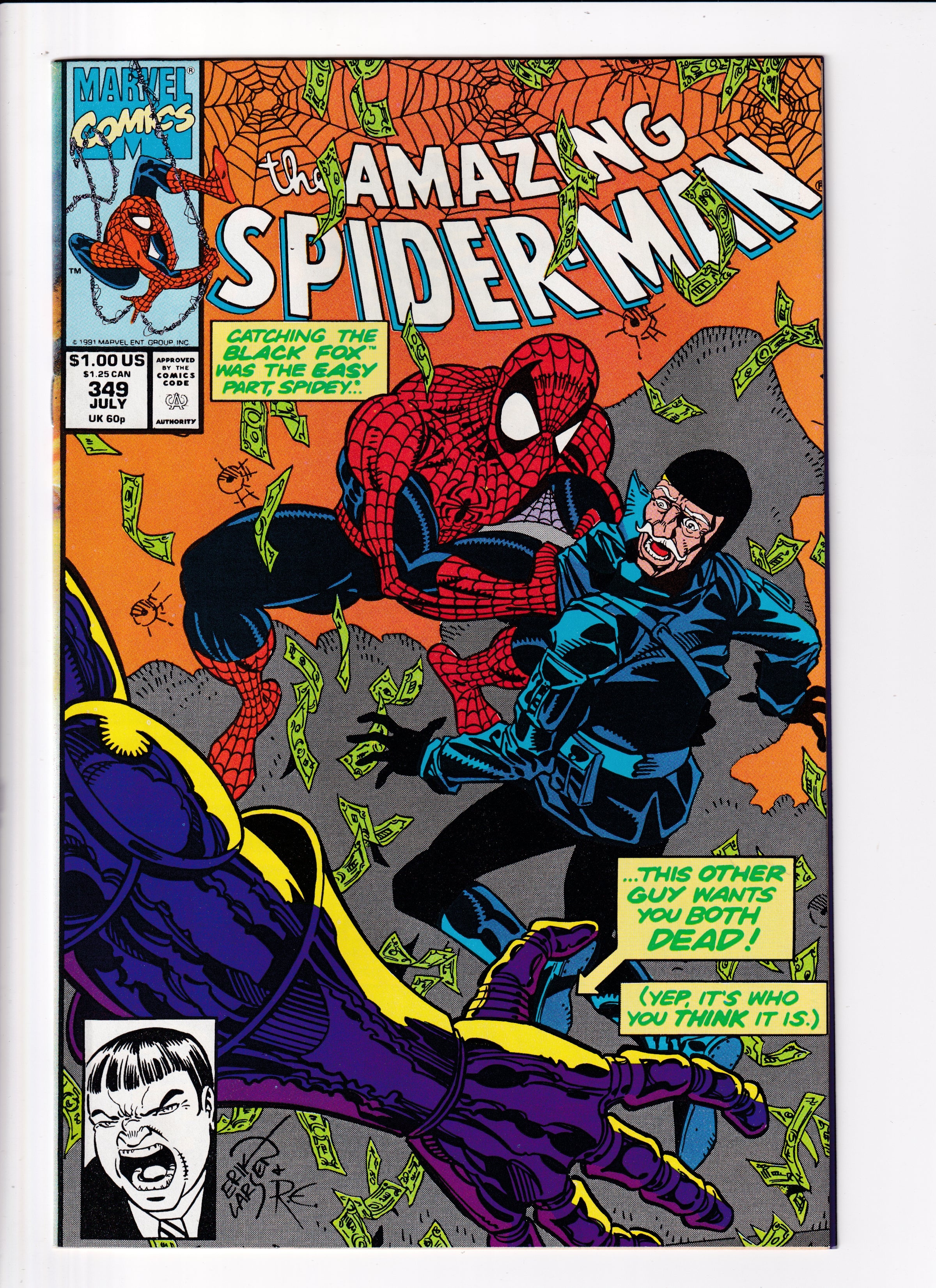 Amazing Spider-Man #349 NM (9.0) (1991)