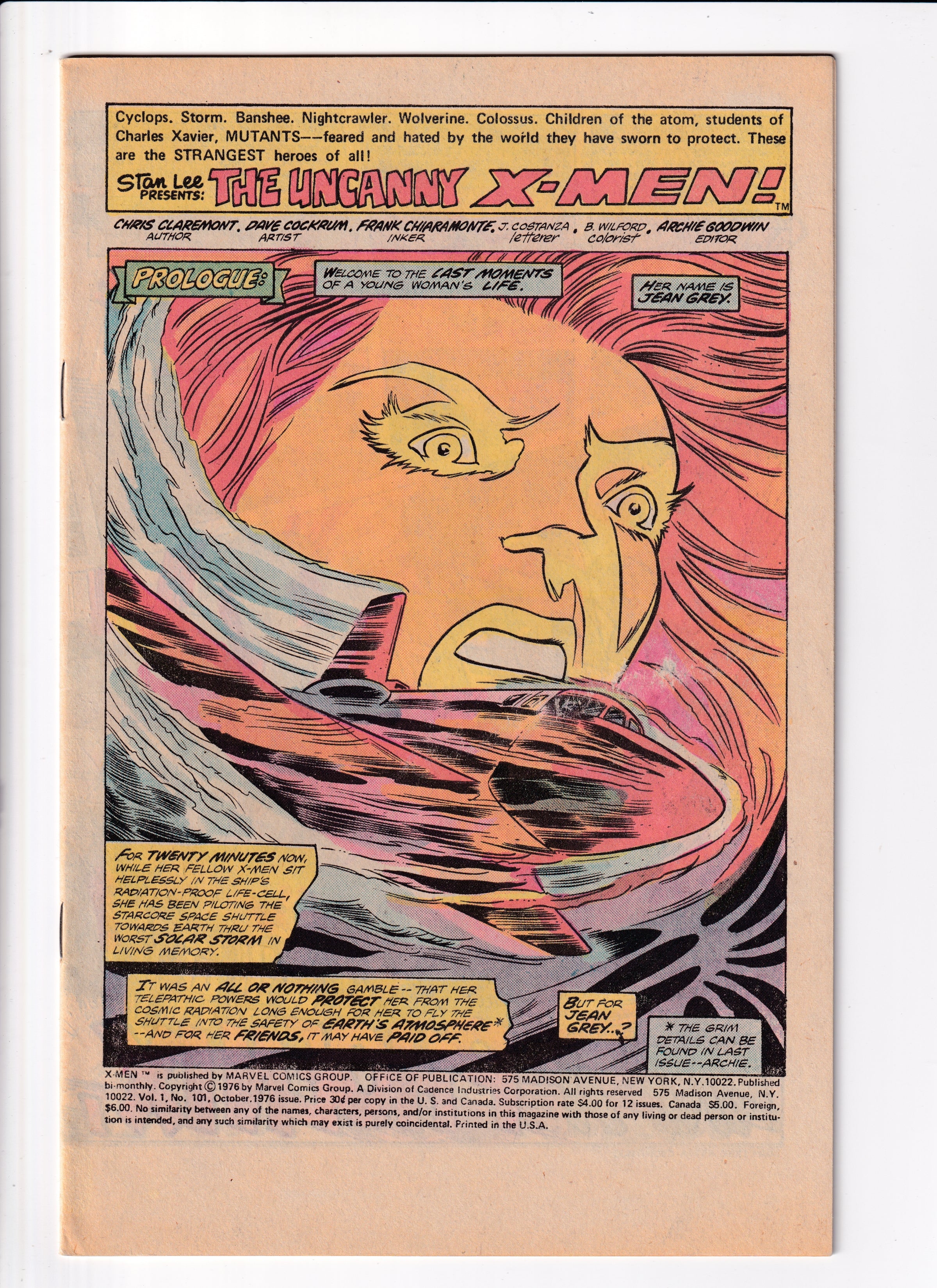 Uncanny X-Men #101 Coverless (1976)
