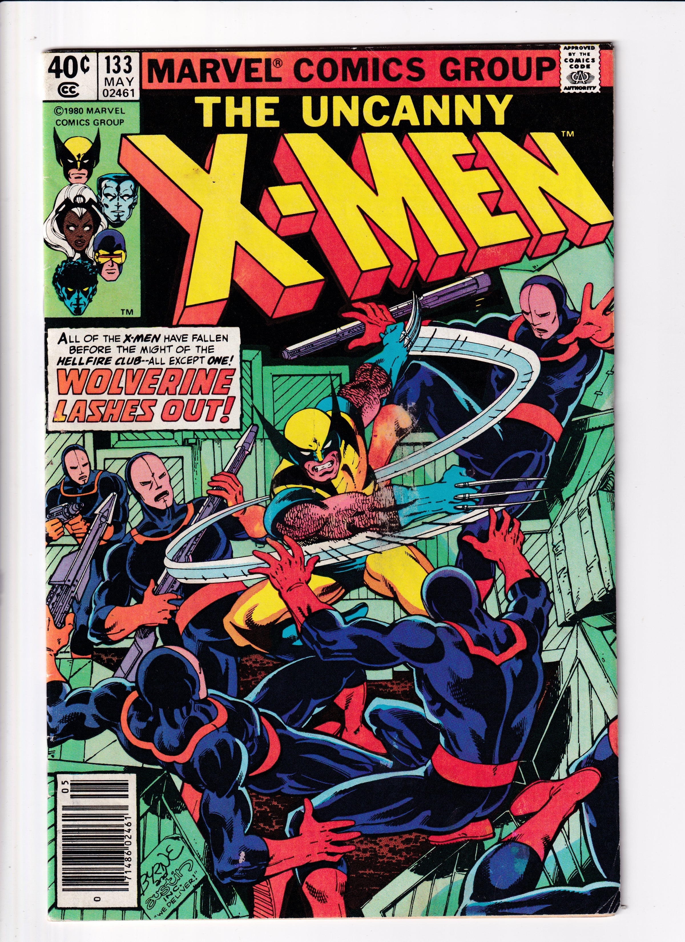 Uncanny X-Men #133 Newsstand FN (5.5) (1980)