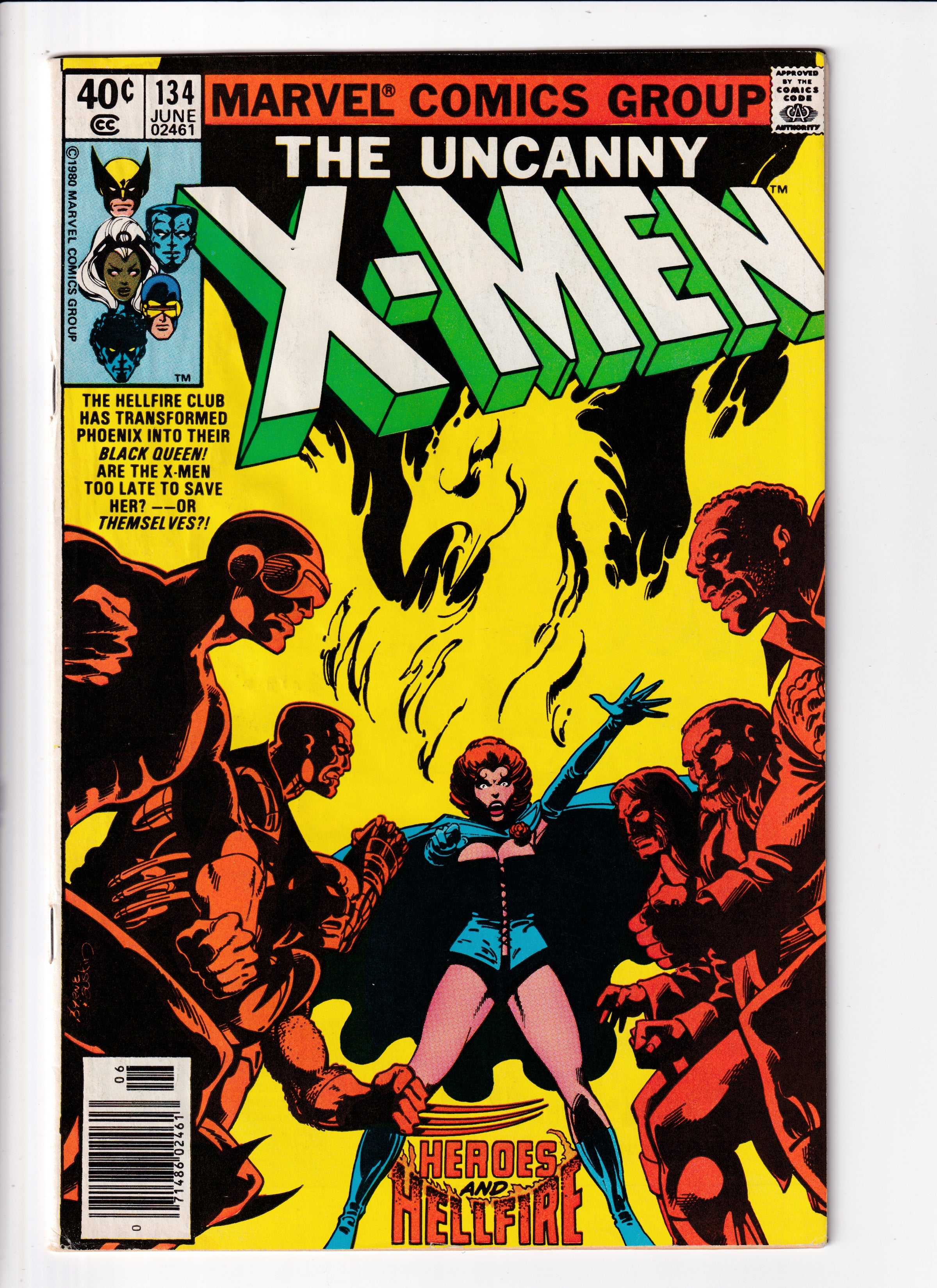 Uncanny X-Men #134 Newsstand FN (5.5) (1980)