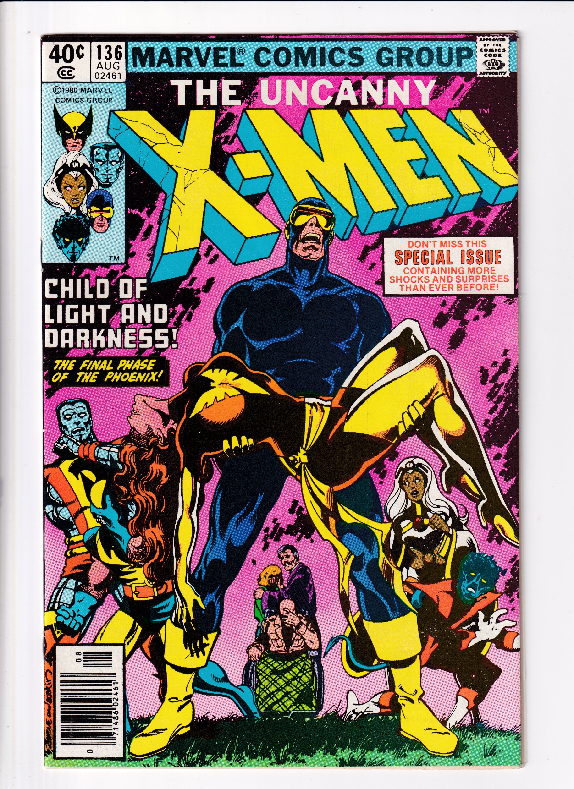 Uncanny X-Men #136 Newsstand VF (8.5) (1980)