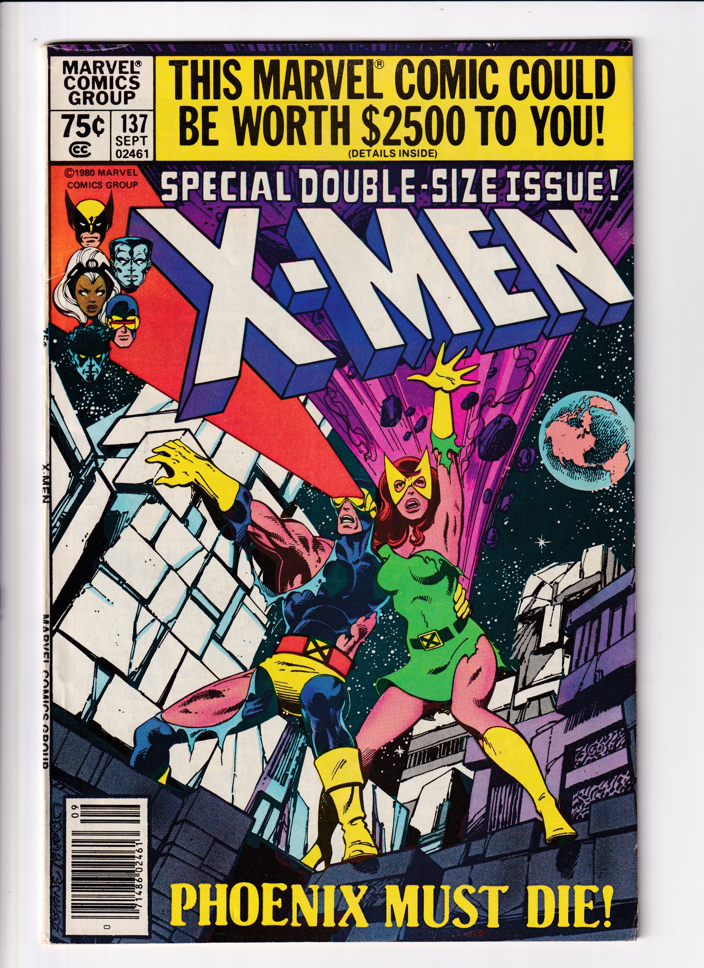 Uncanny X-Men #137 Newsstand VF (7.5) (1980)