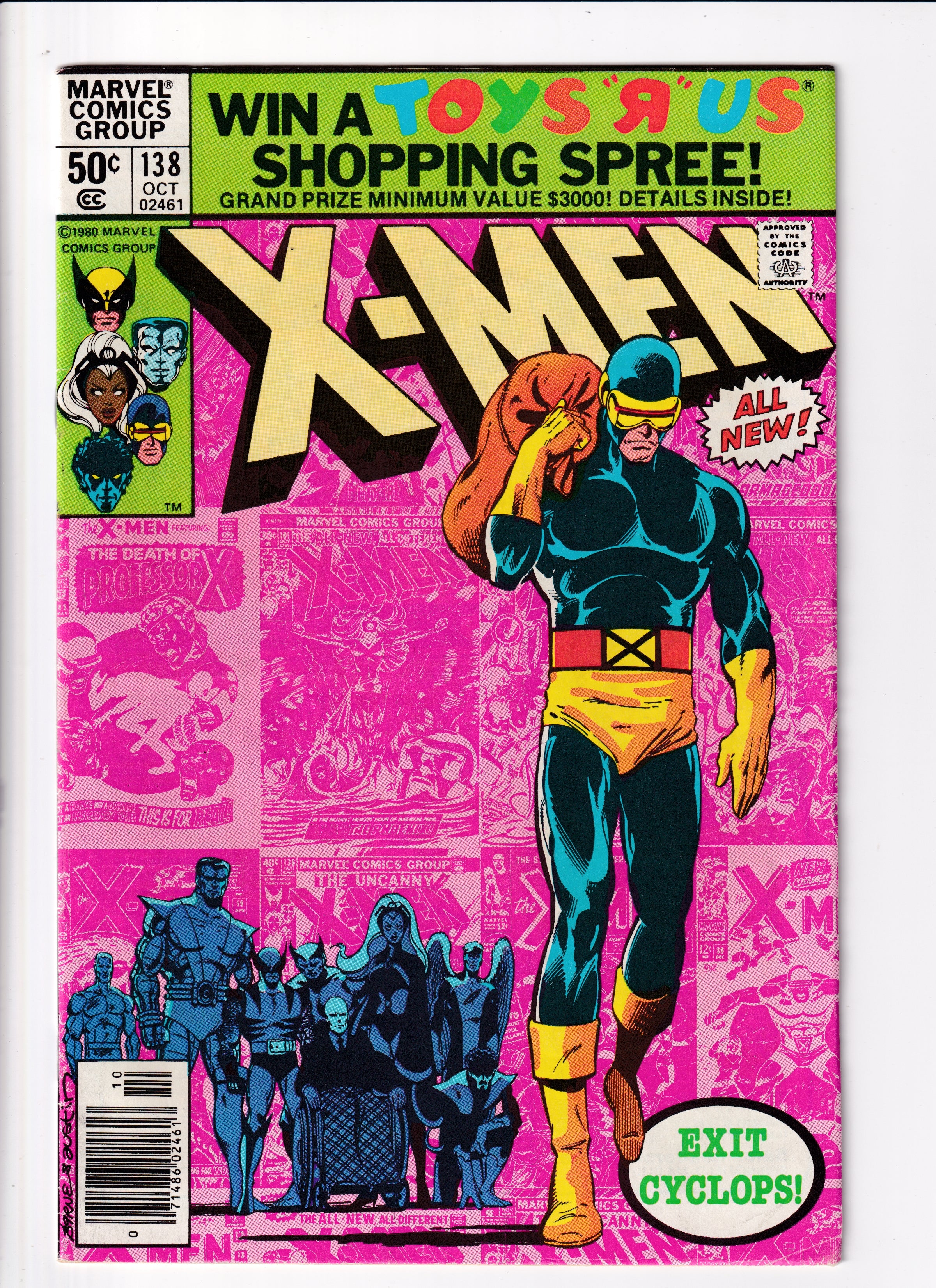 Uncanny X-Men #138 Newsstand VF (7.5) (1980)
