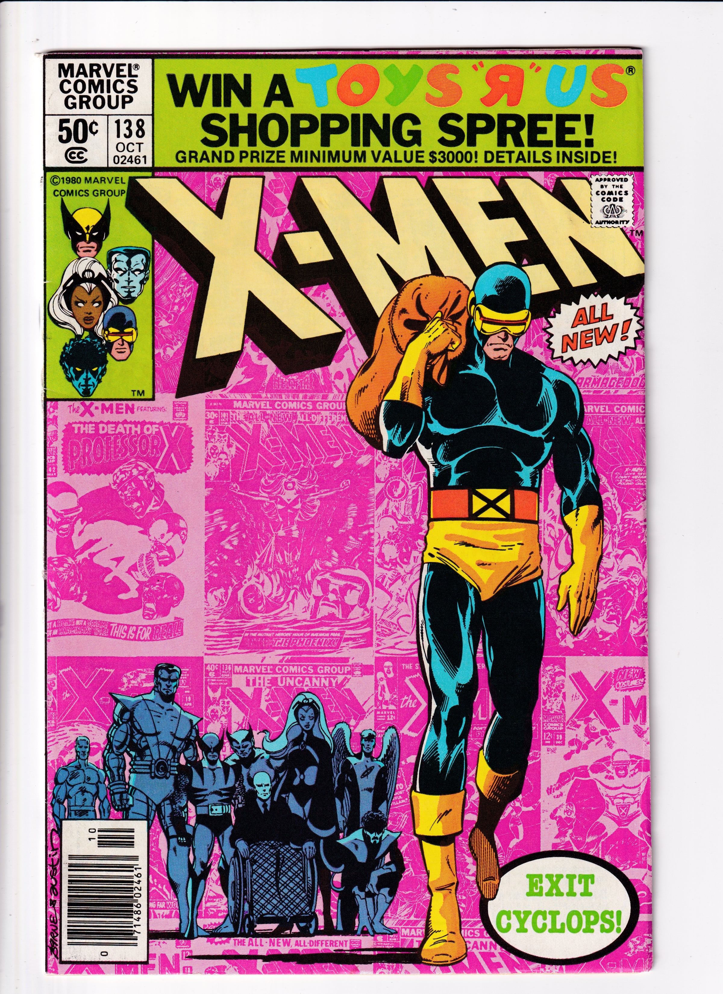 Uncanny X-Men #138 Newsstand FN (7.0) (1980)