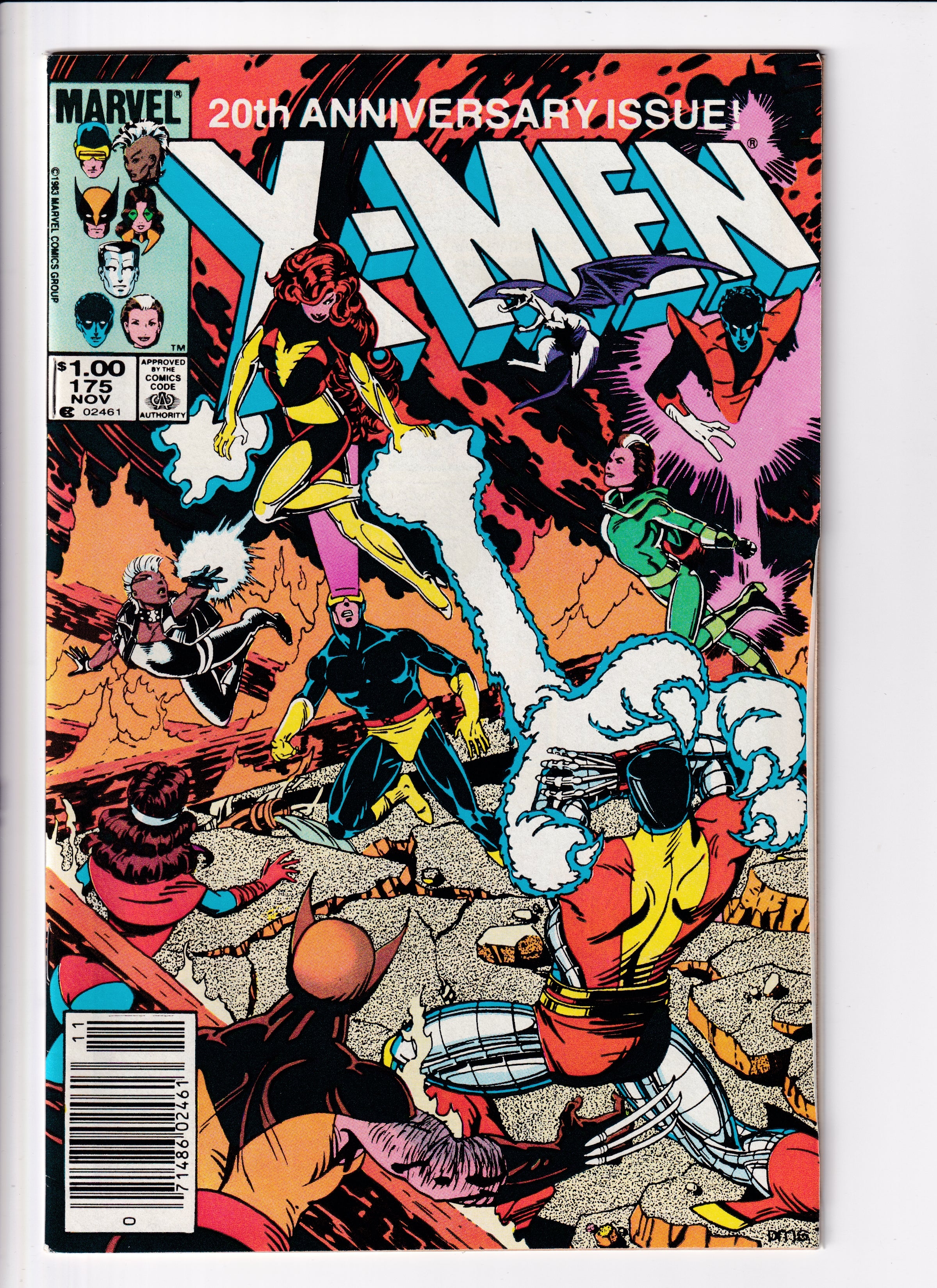Uncanny X-Men #175 Newsstand VF (8.5) (1983)