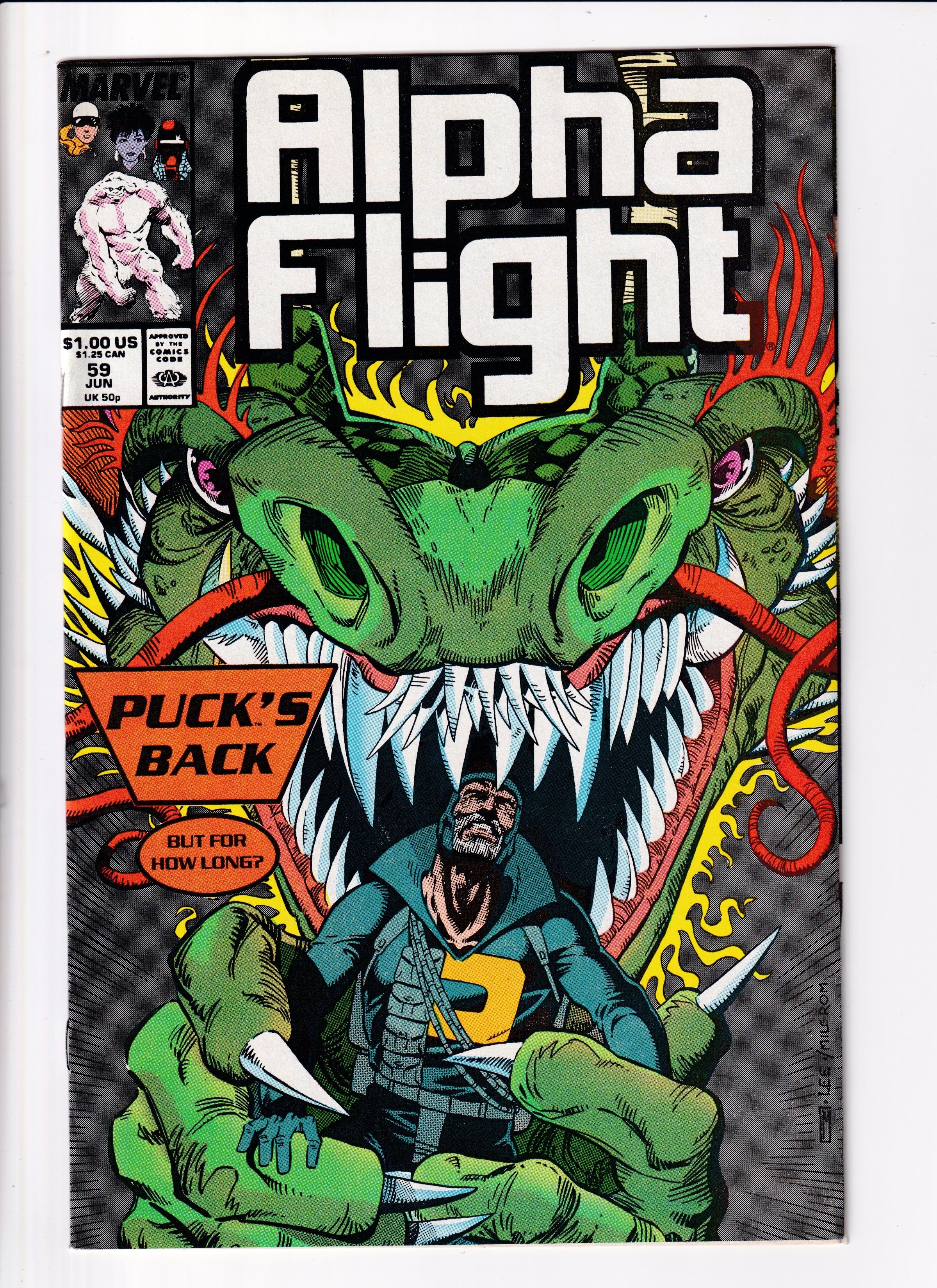 Alpha Flight #59 VF (8.5) (1988)