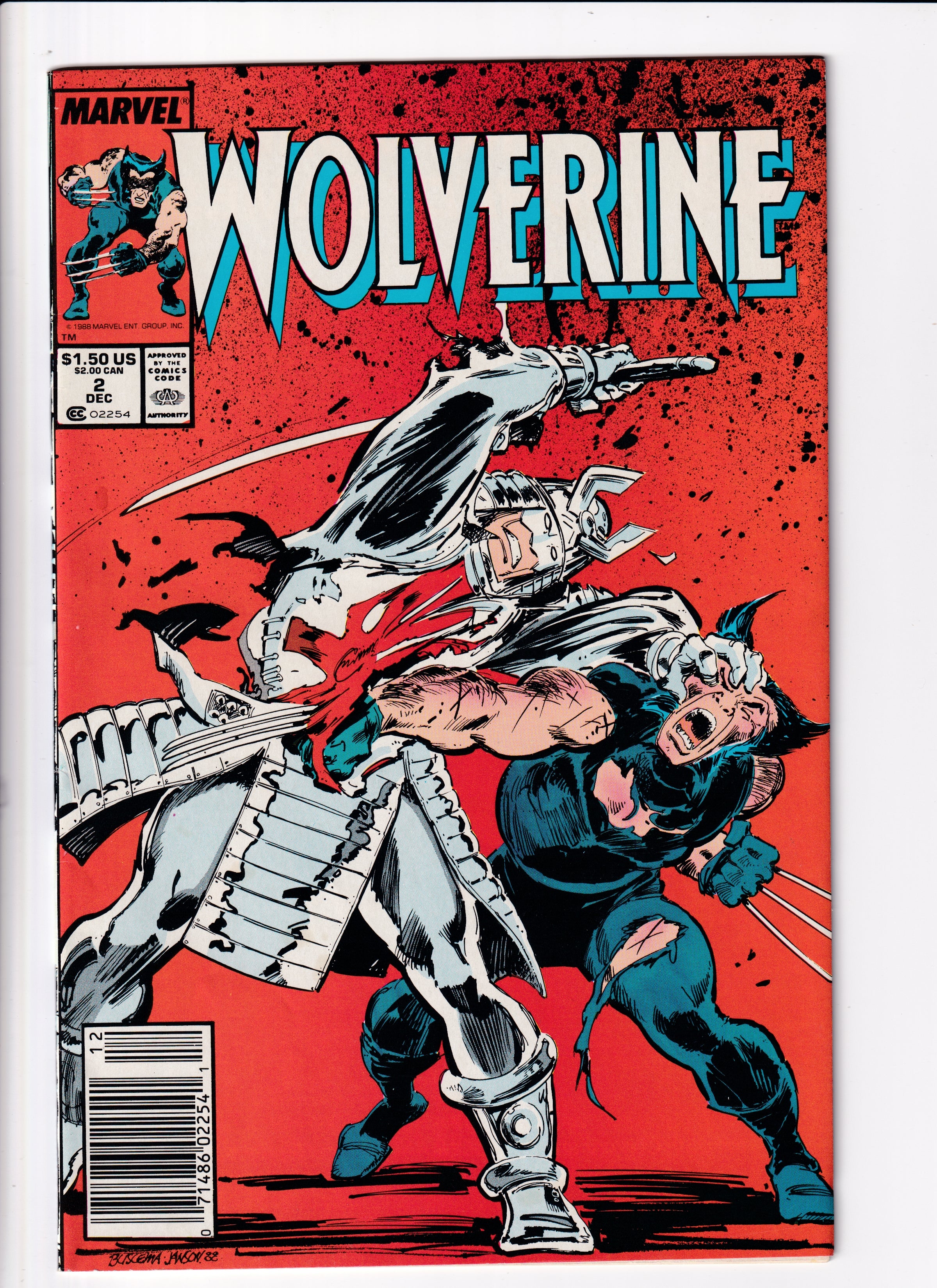 Wolverine #2 Newsstand NM (9.2)