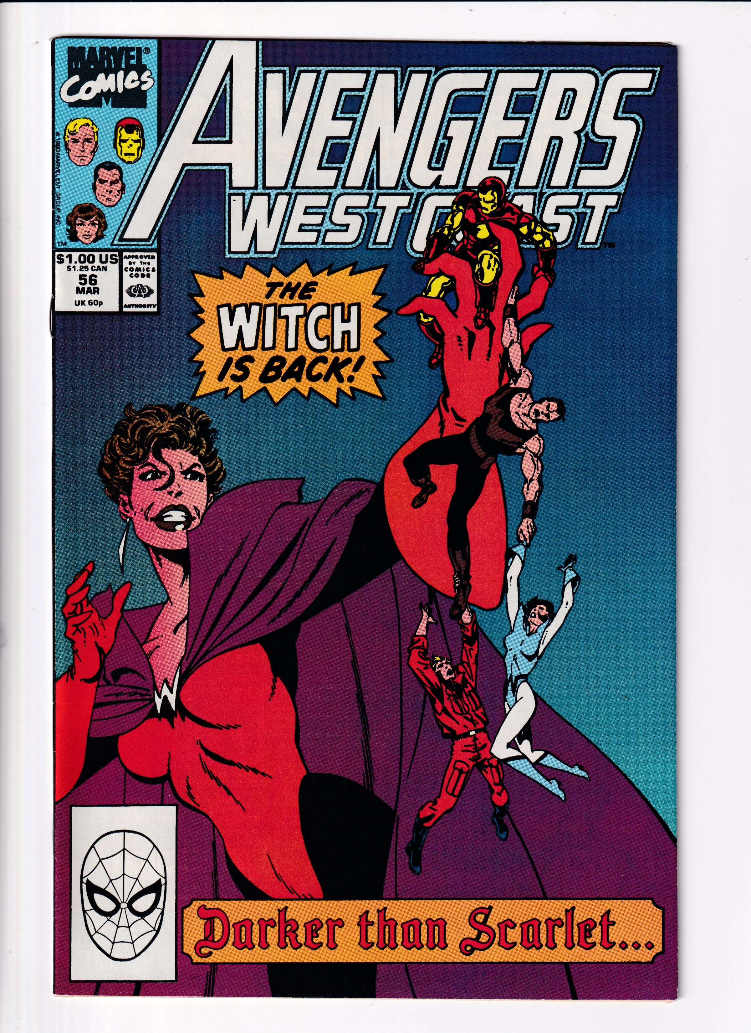 Avengers West Coast #56 NM (9.0) (1990)