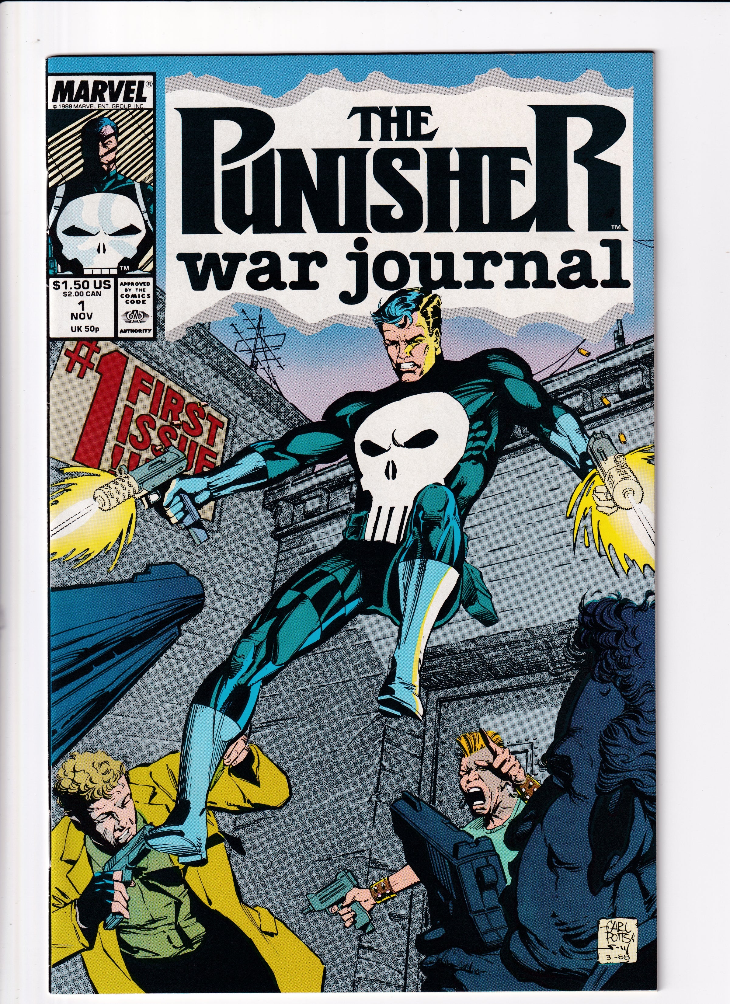 Punisher War Journal #1  VF (8.5) (1988)
