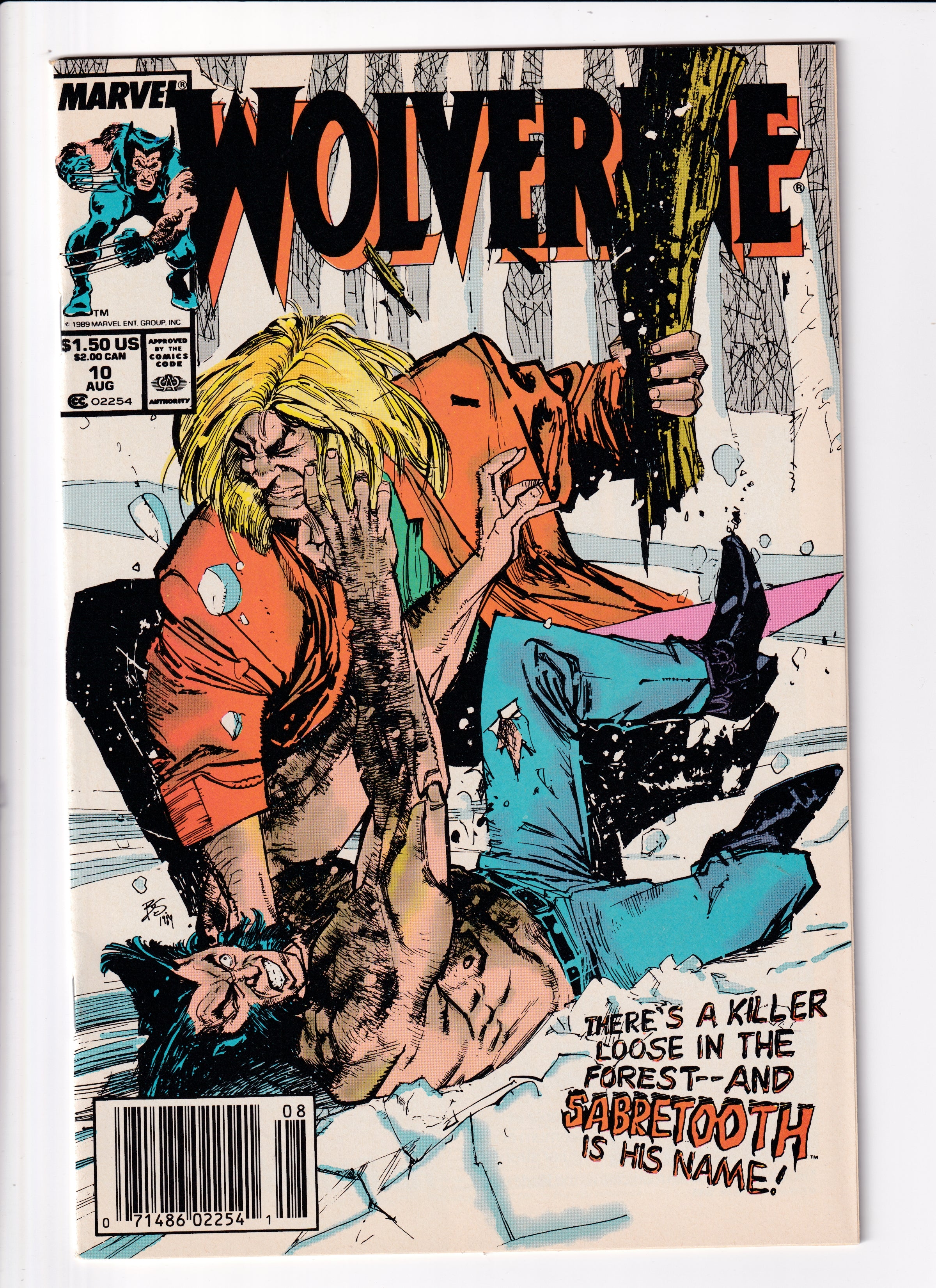 Wolverine #10 Newsstand NM (9.4) (1989)
