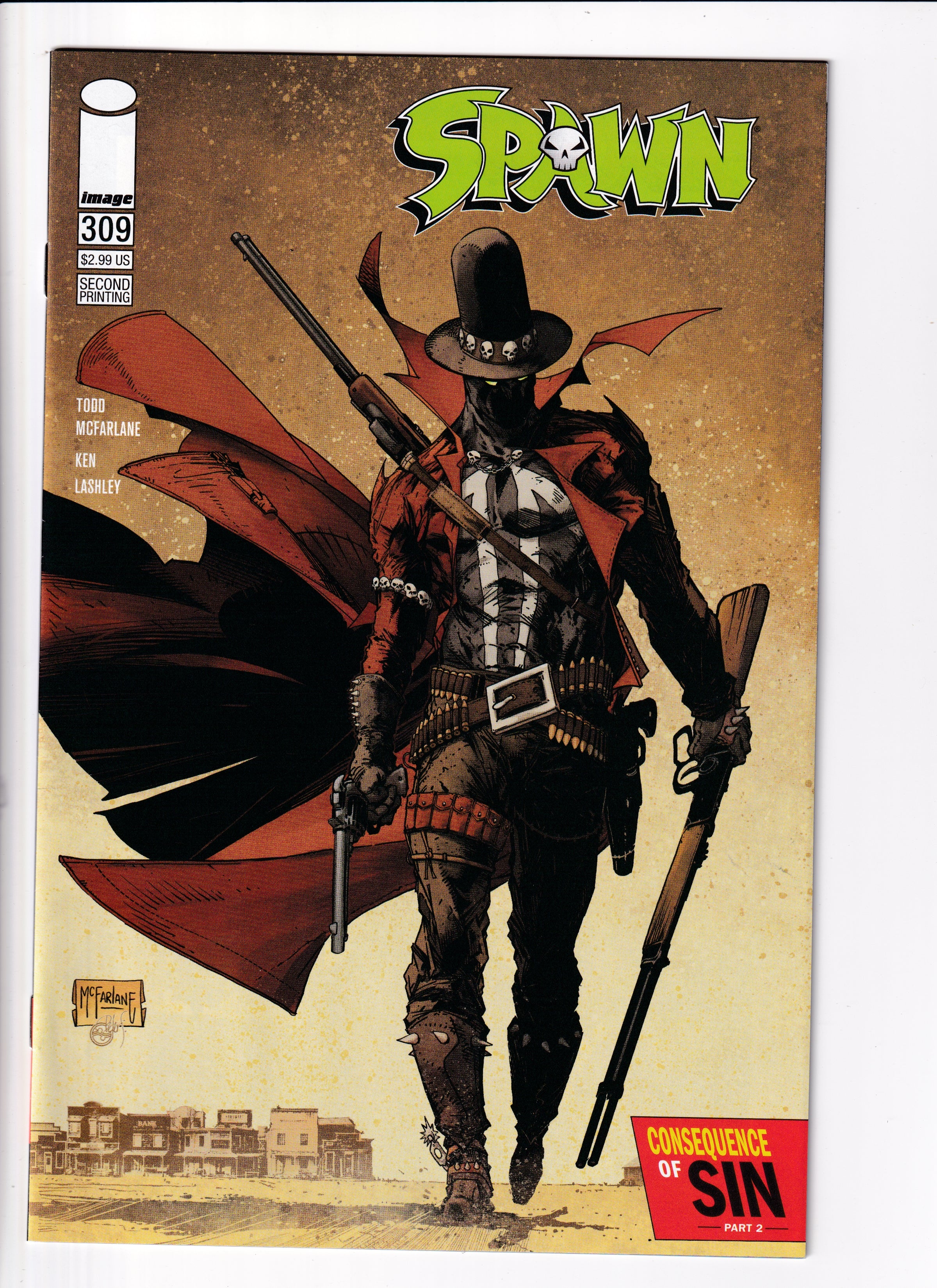 Spawn #309 2nd Print NM (9.6) (2020)