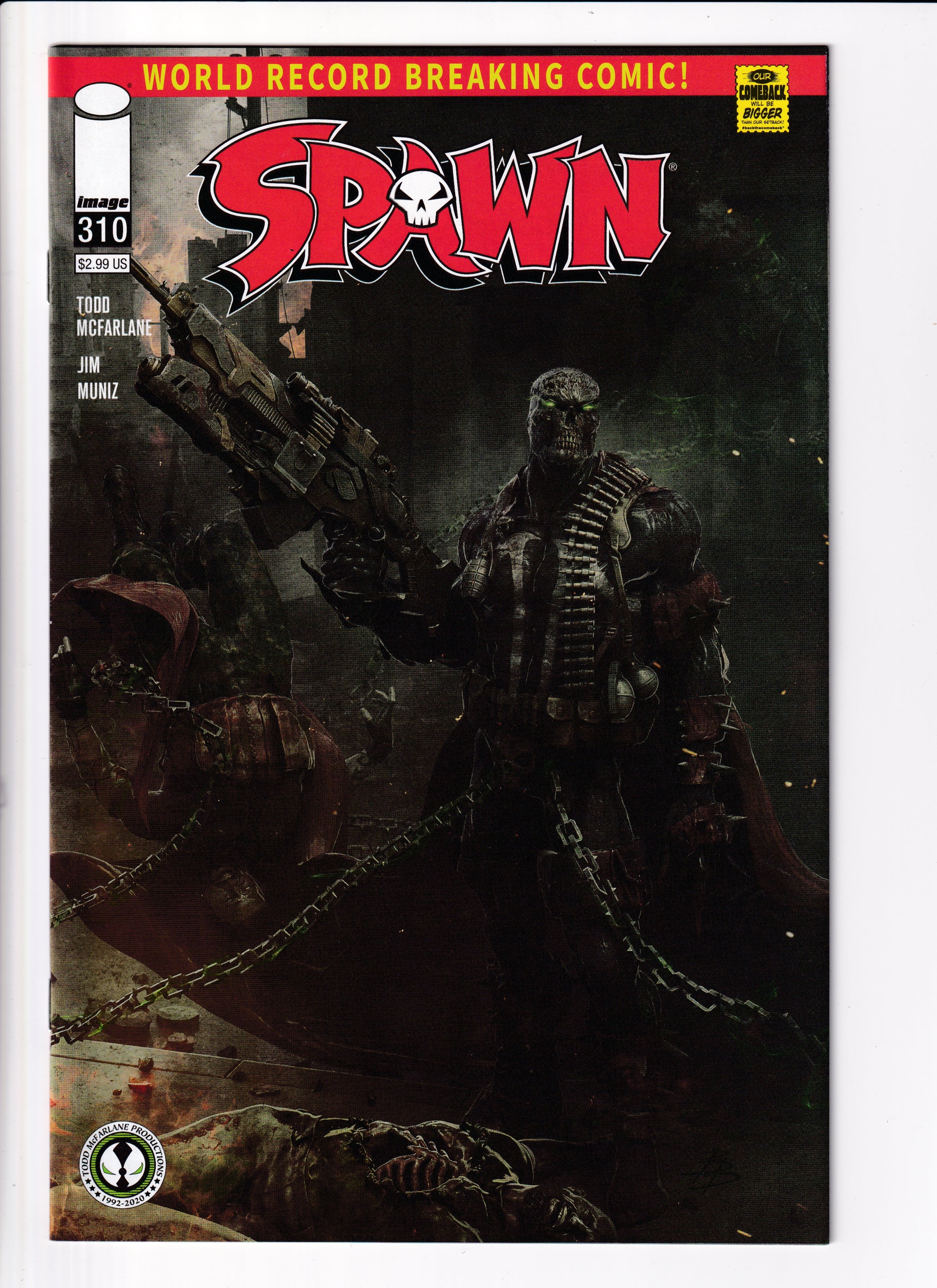 Spawn #310 Barends Var NM (9.6) (2020)