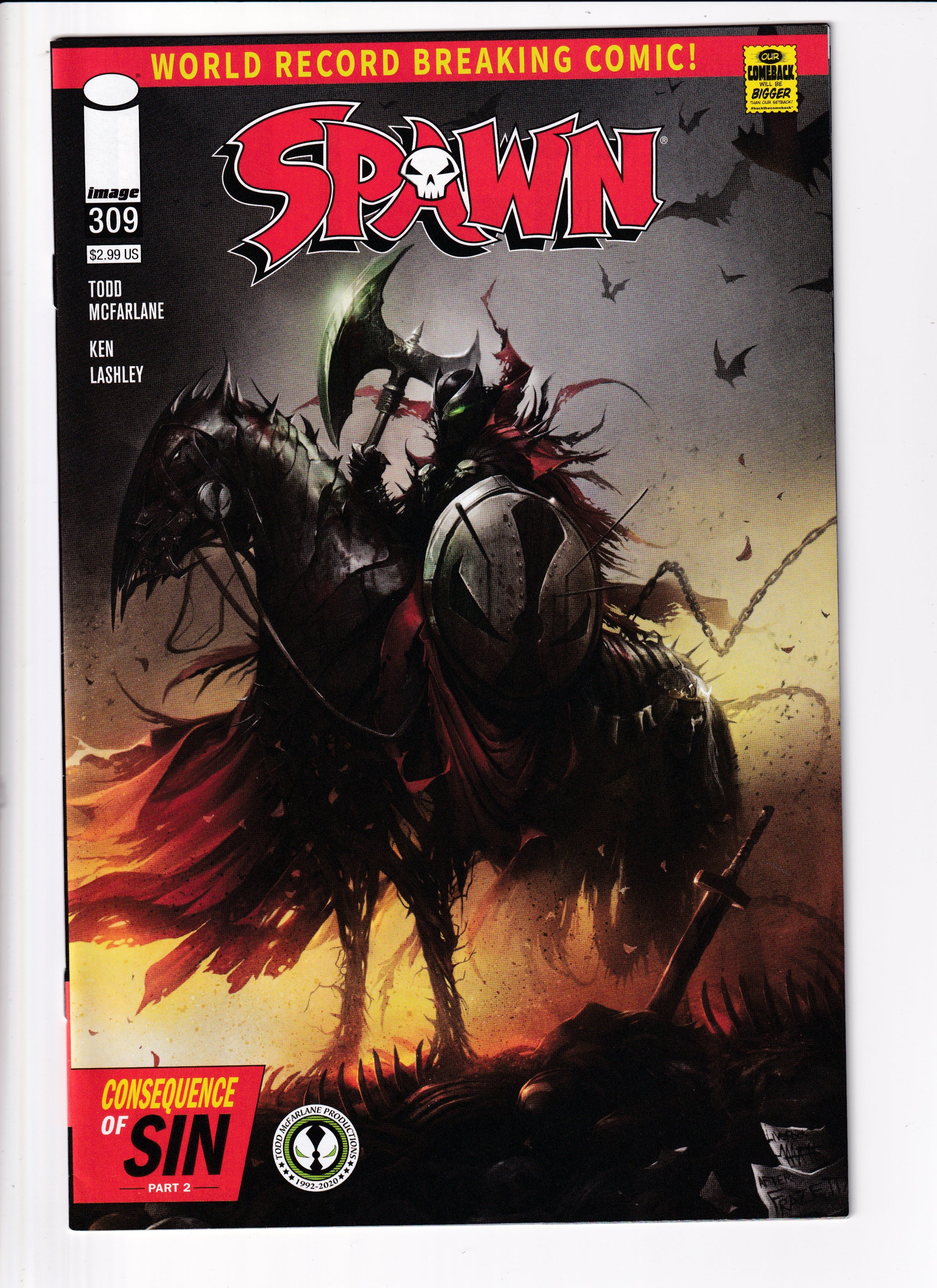 Spawn #309 NM (9.6) (2020)