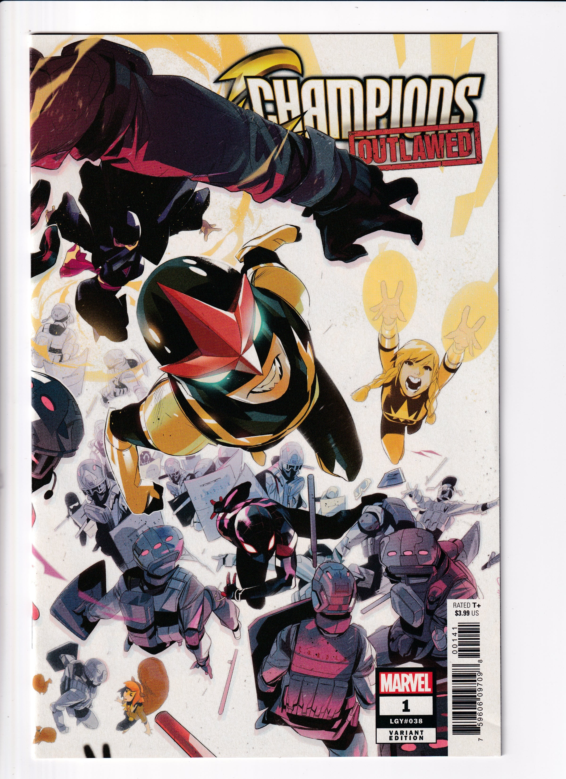 Champions Outlawed #1 Var NM (9.6) (2020)