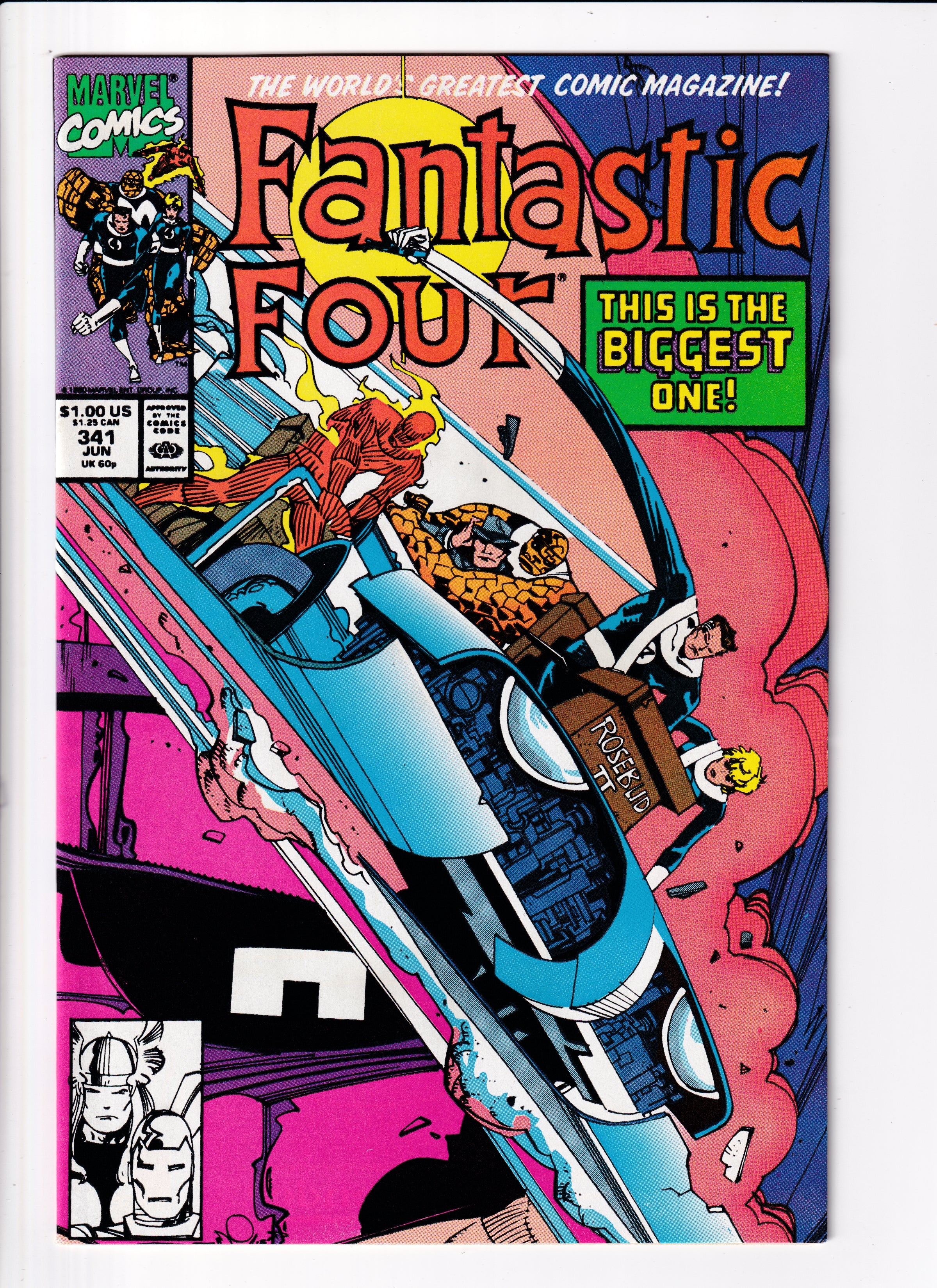 Fantastic Four #341 NM (9.2) (1990)