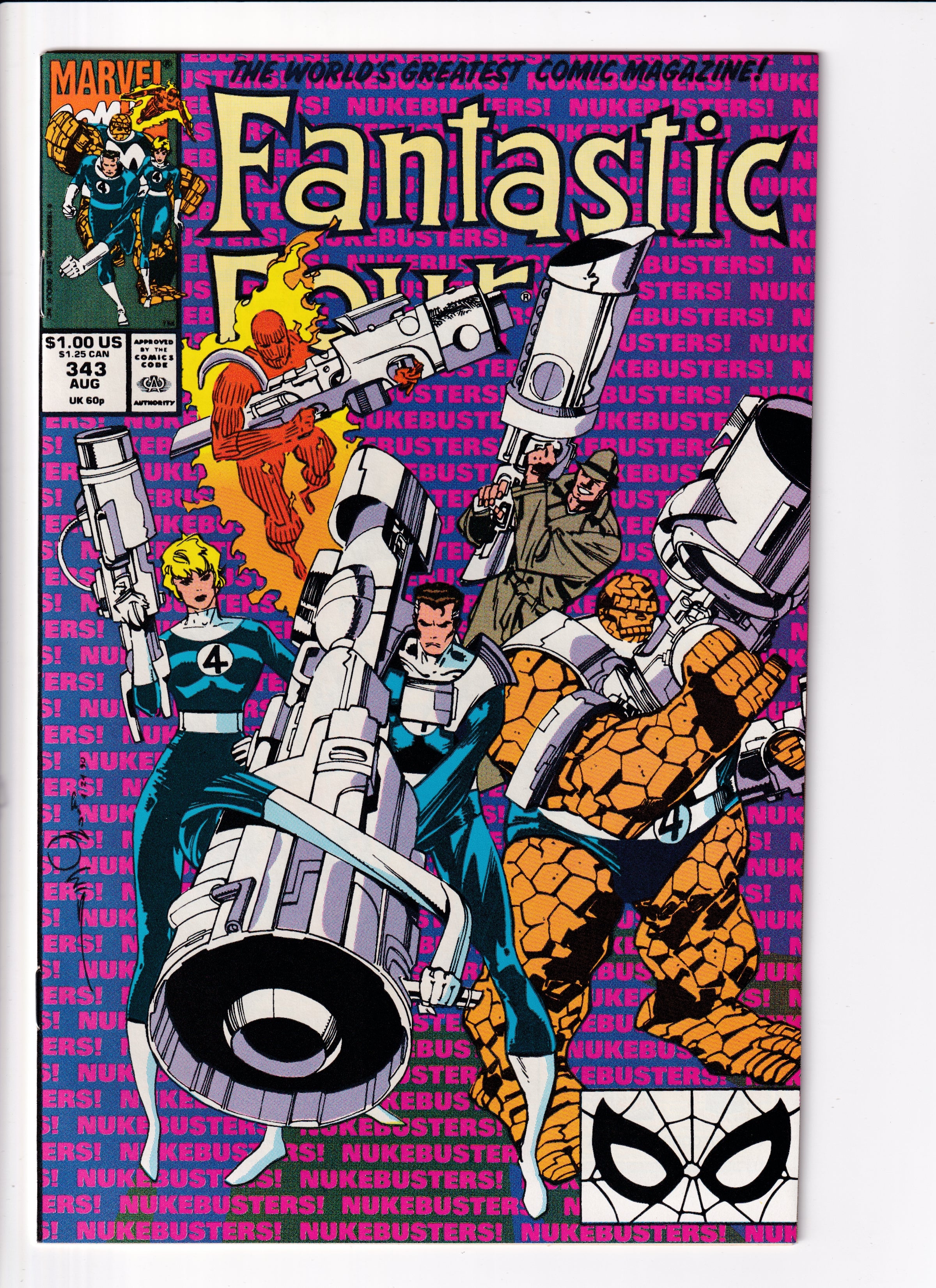 Fantastic Four #343 NM (9.4) (1990)