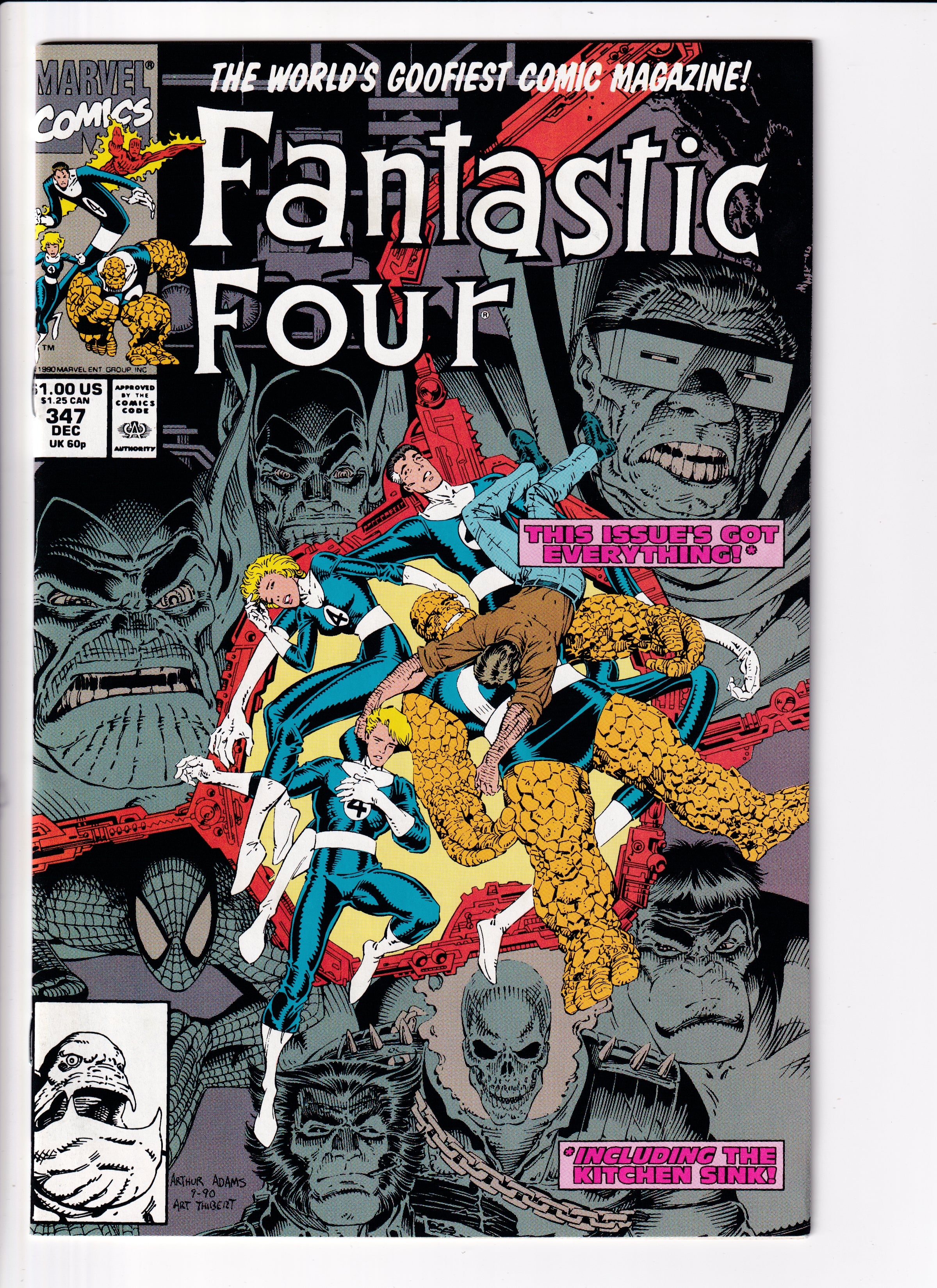 Fantastic Four #347 NM (9.2) (1990)