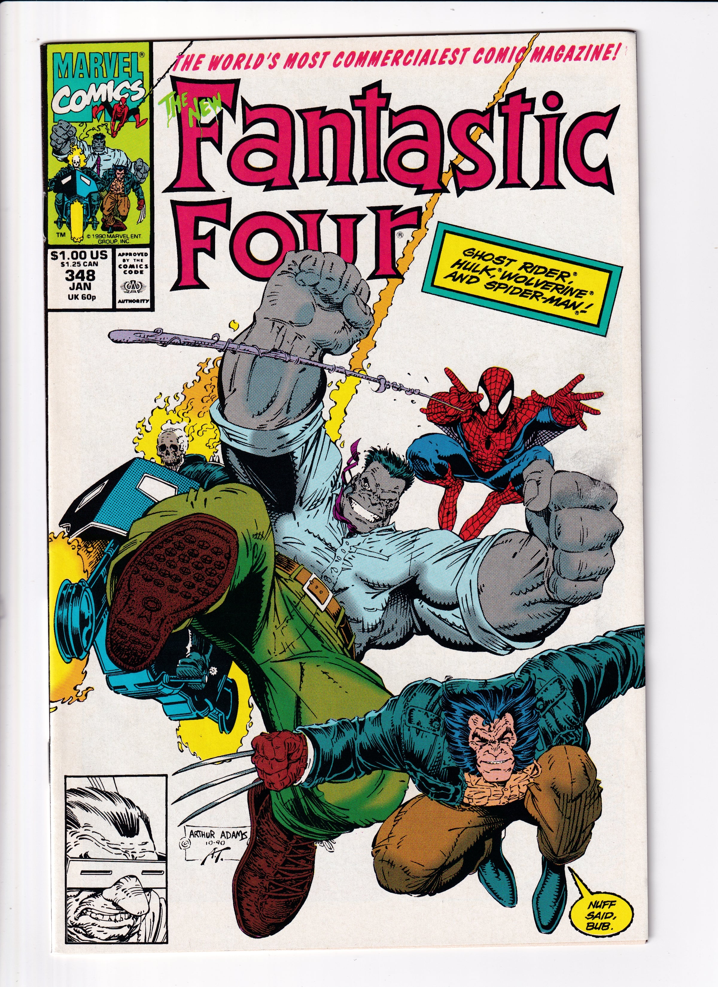Fantastic Four #348 NM (9.2) (1991)