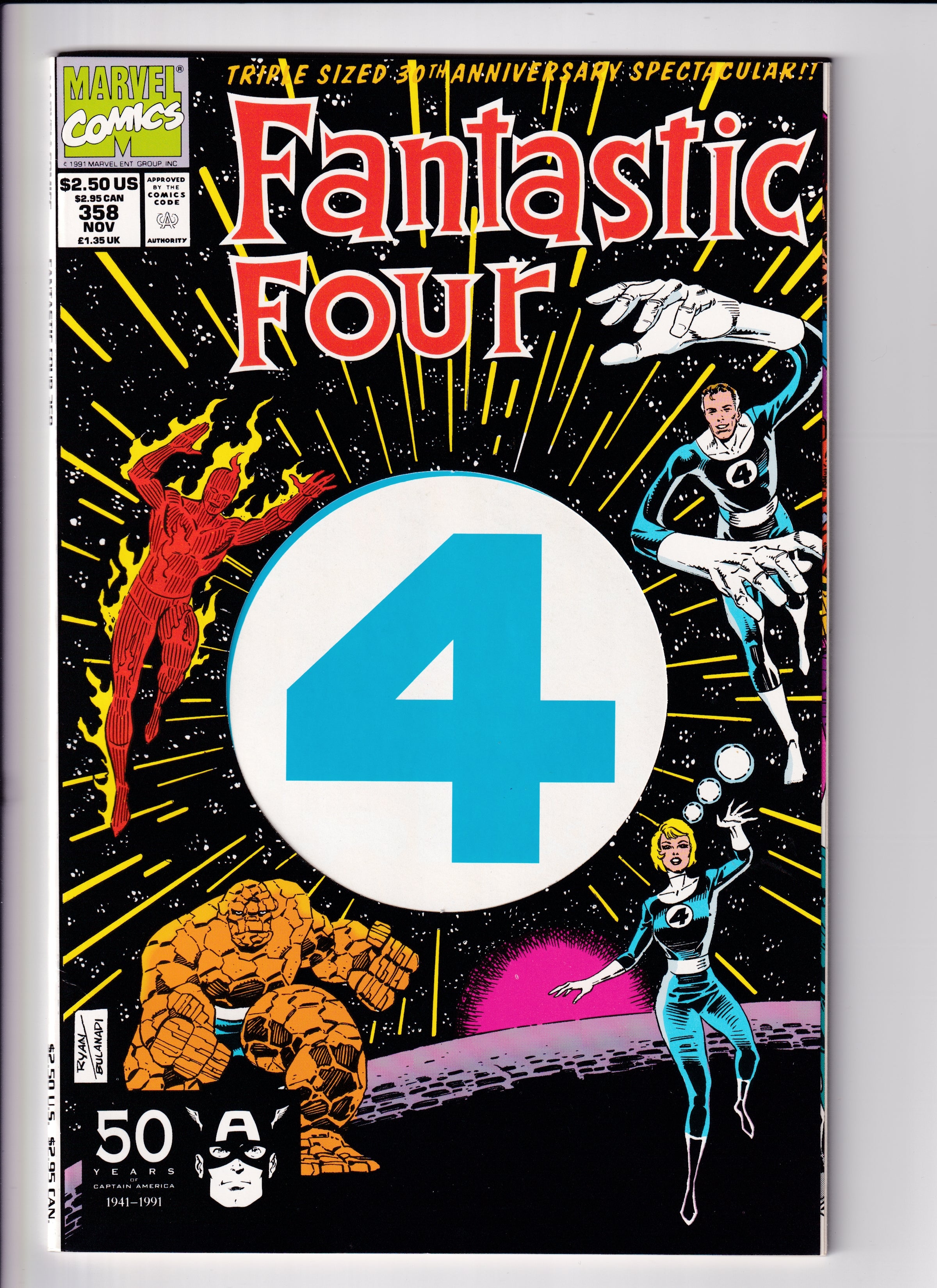 Fantastic Four #358 NM (8.0) (1991)
