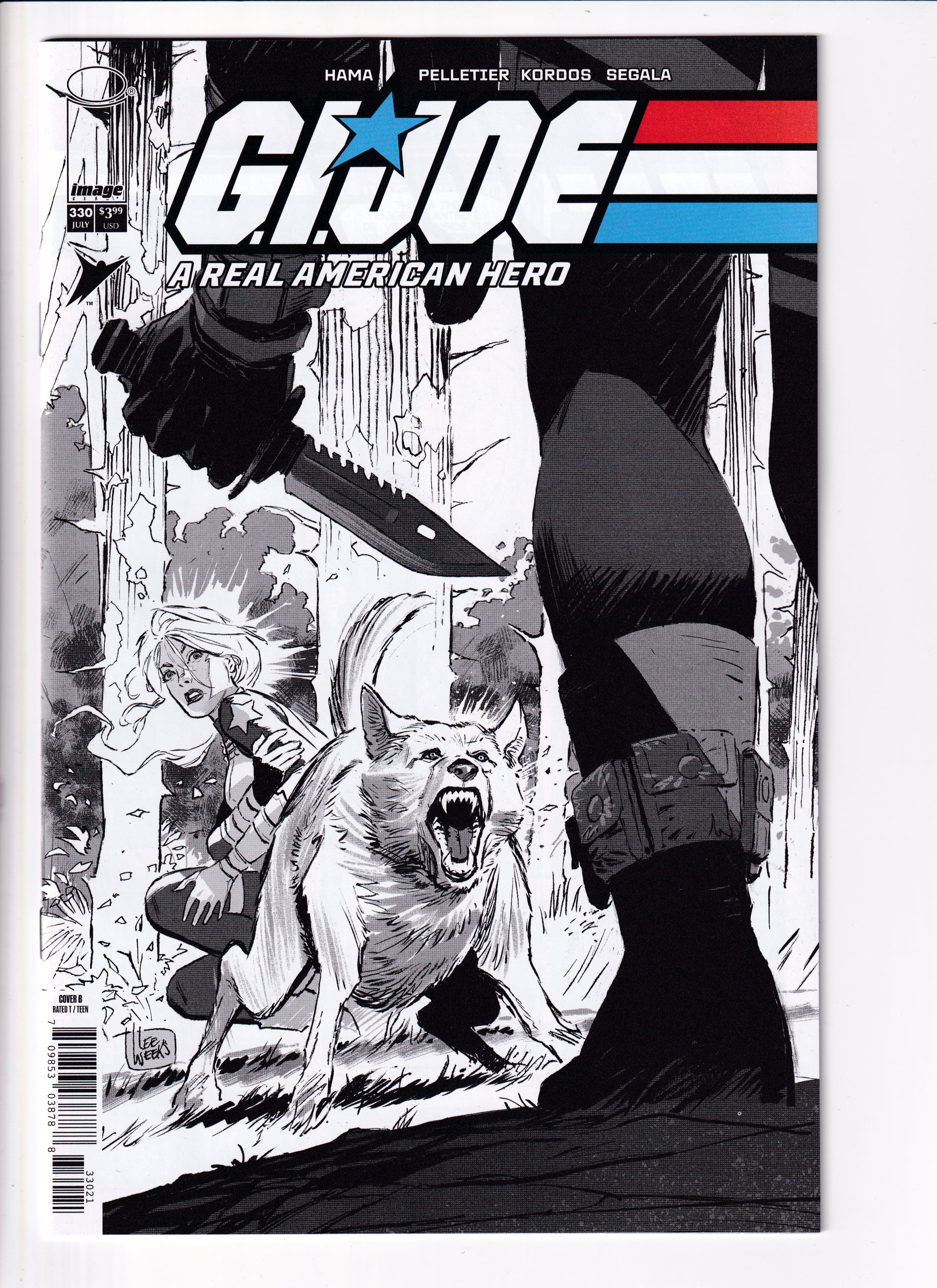 G.I. Joe Real America Hero #330 B&W Var NM (9.6) (2026)