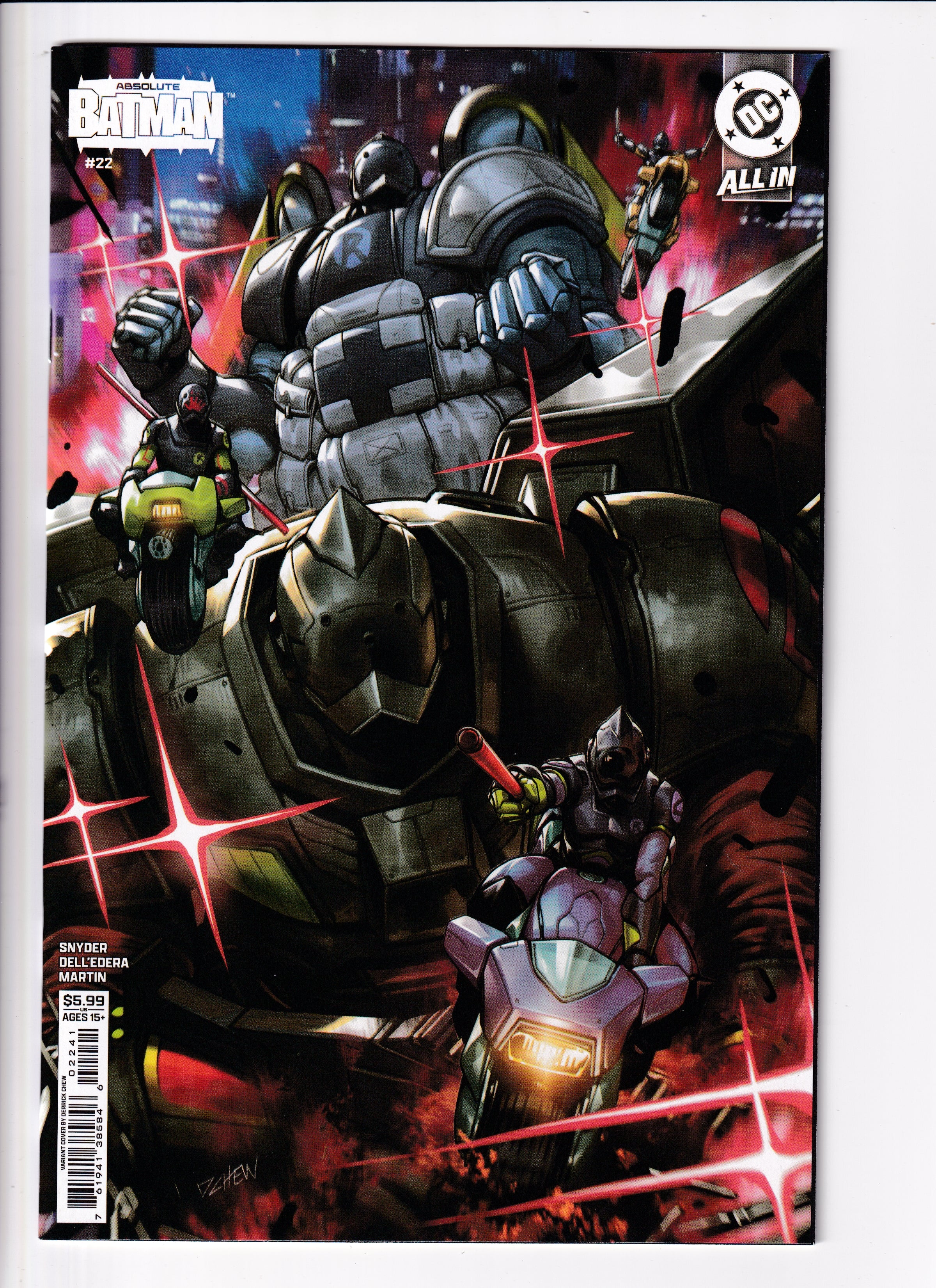 Absolute Batman #22 Chew Var NM (9.6) (2026)