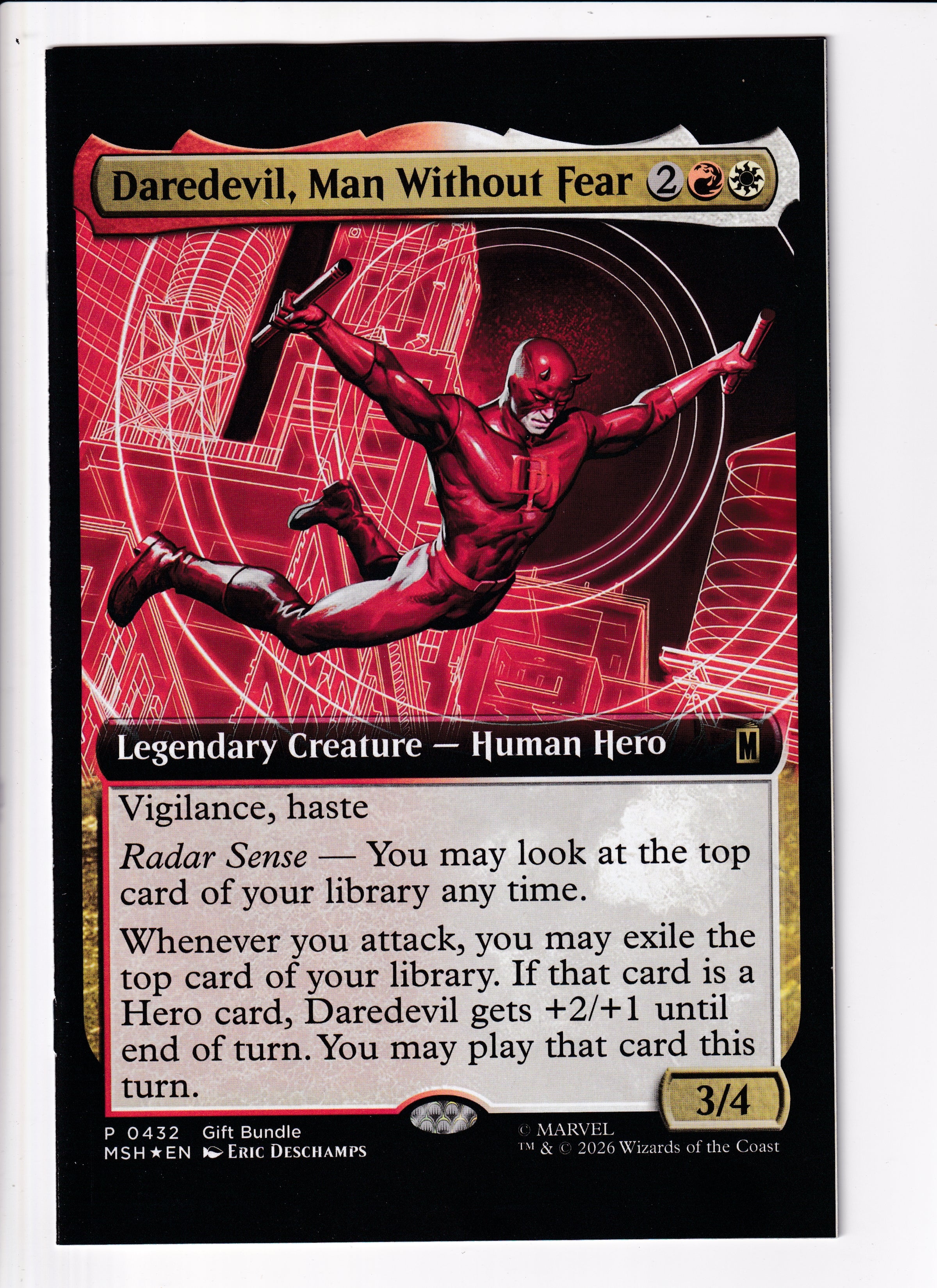 Daredevil #4 MTG Var NM (9.6) (2026)