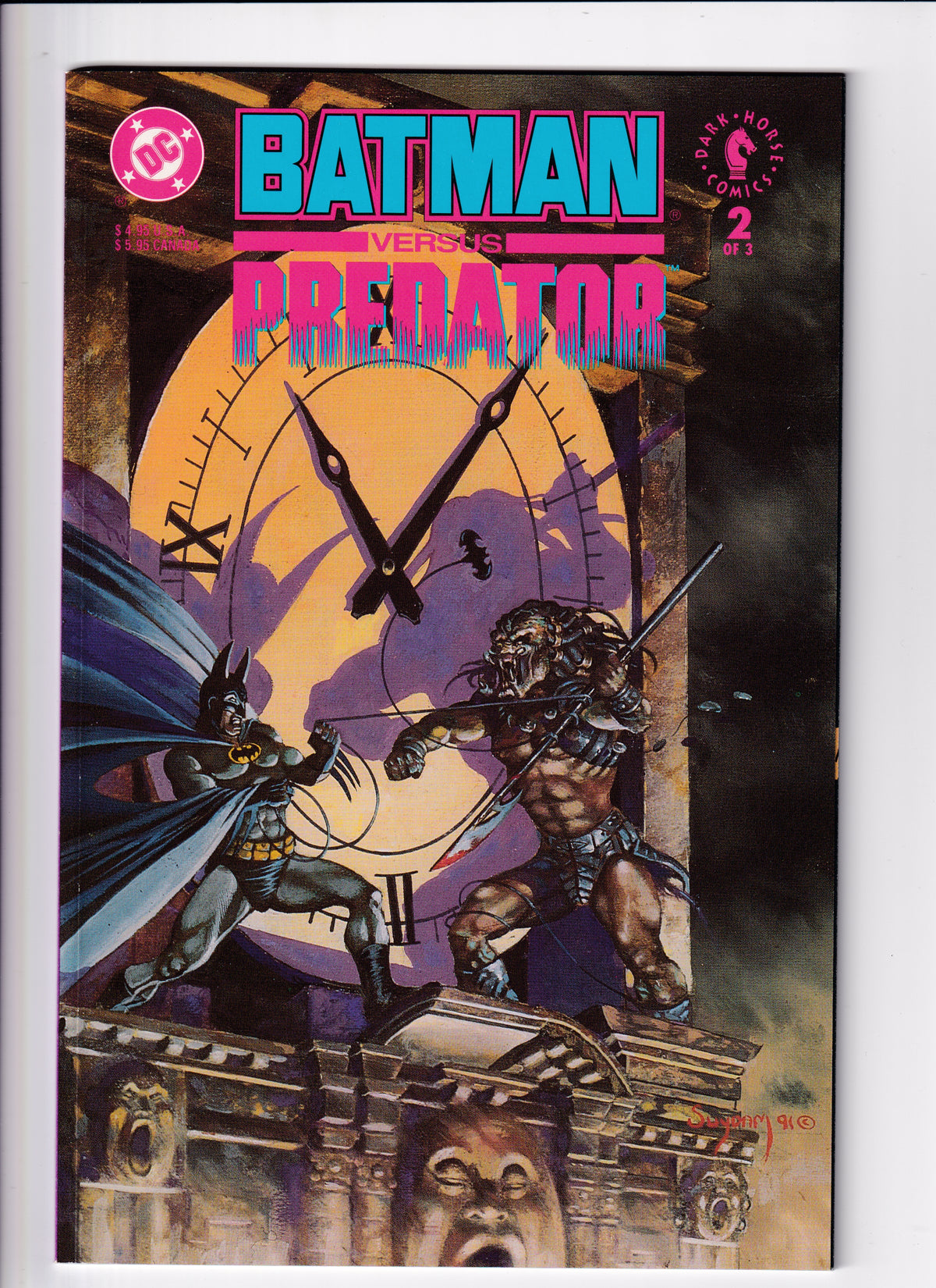 Batman Vs Predator #1-3 Prestige Covers NM (9.4) (1992)
