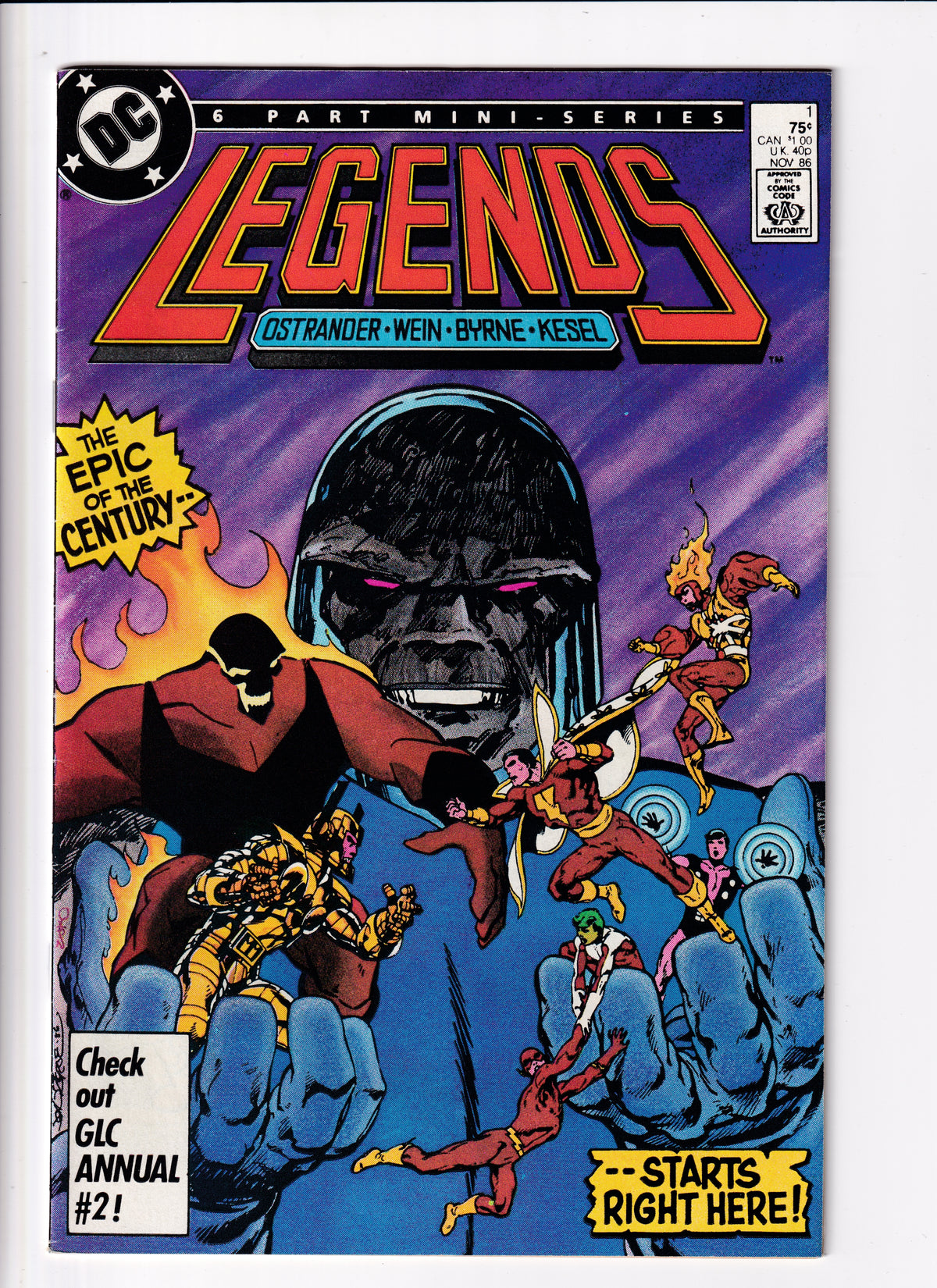 Legends #1 NM (9.0) (1986)