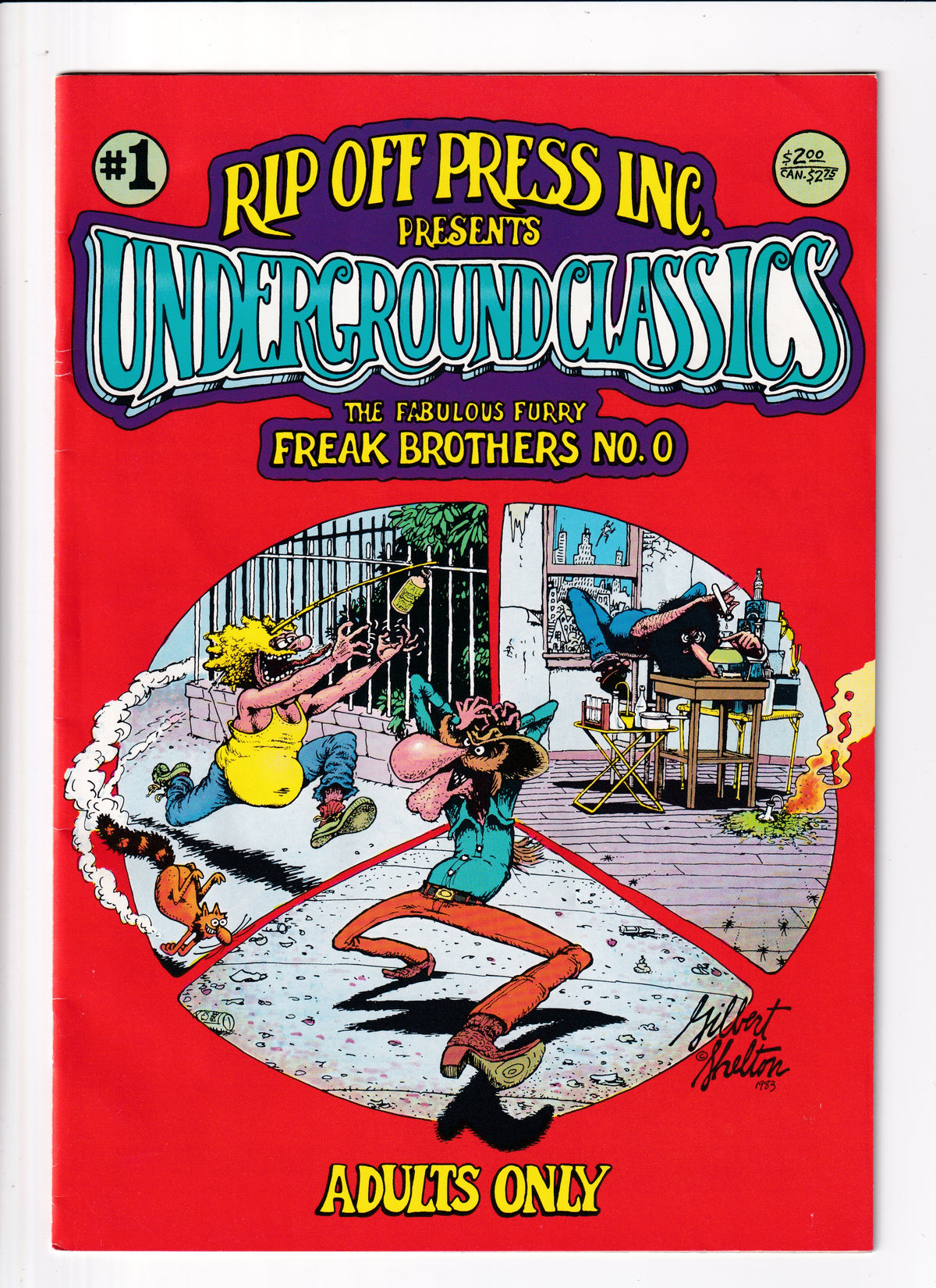 Underground Classics #1 Second Print VF (8.0) (1985)