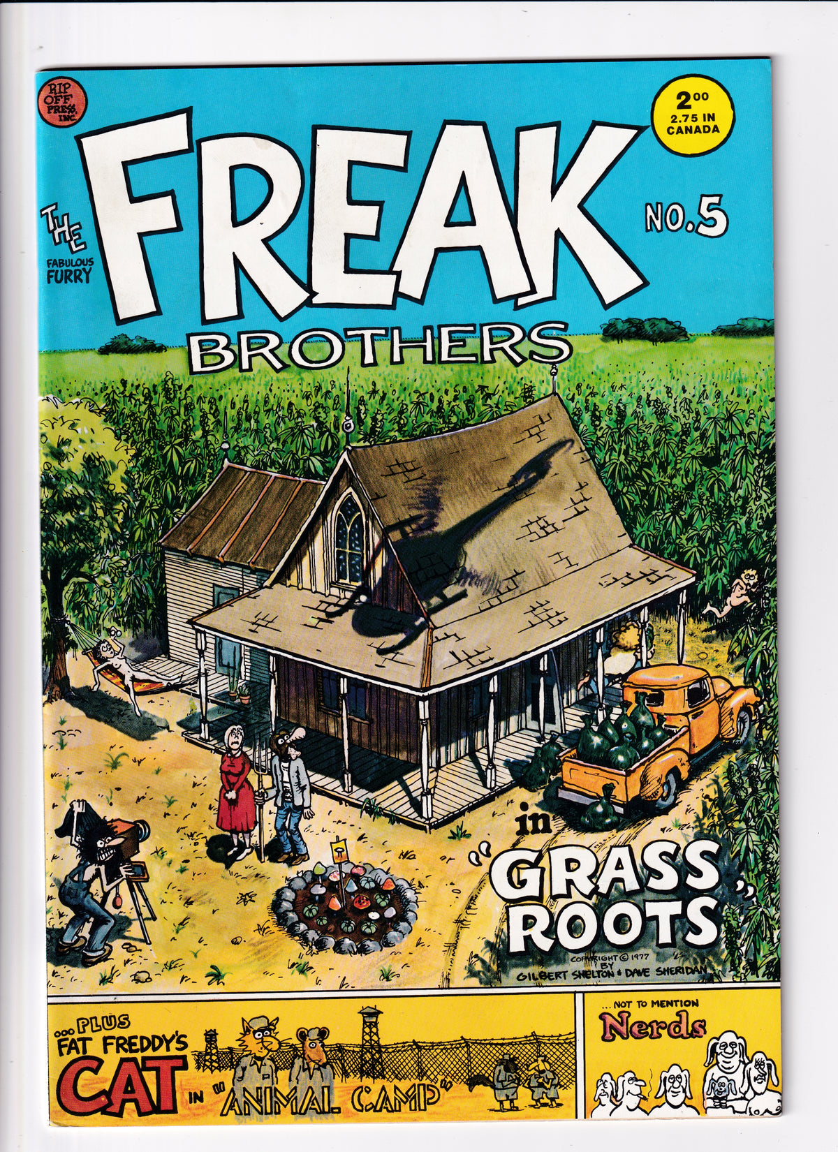 Fabulous Freak Brothers #5 6th Print FN (7.0) (1988)